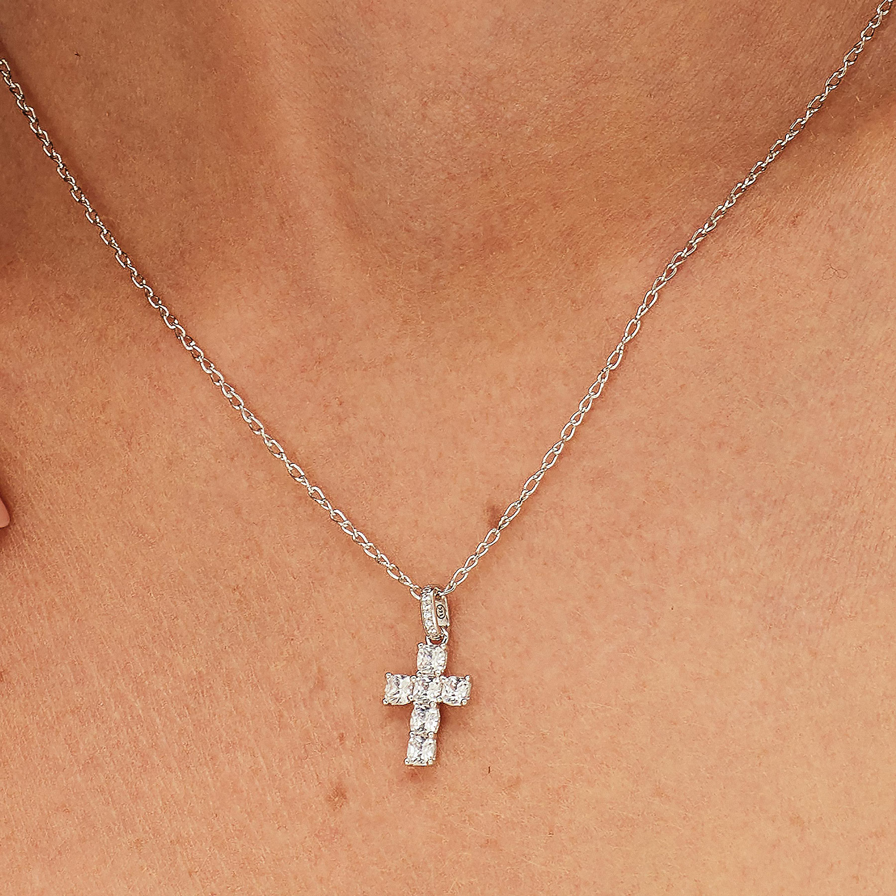 ΣΤΑΥΡΟΣ BROSWAY Jewellery Fancy Infinite White από Ασήμι 925° με Λευκές Πέτρες Ζιργκόν FIW119 - 