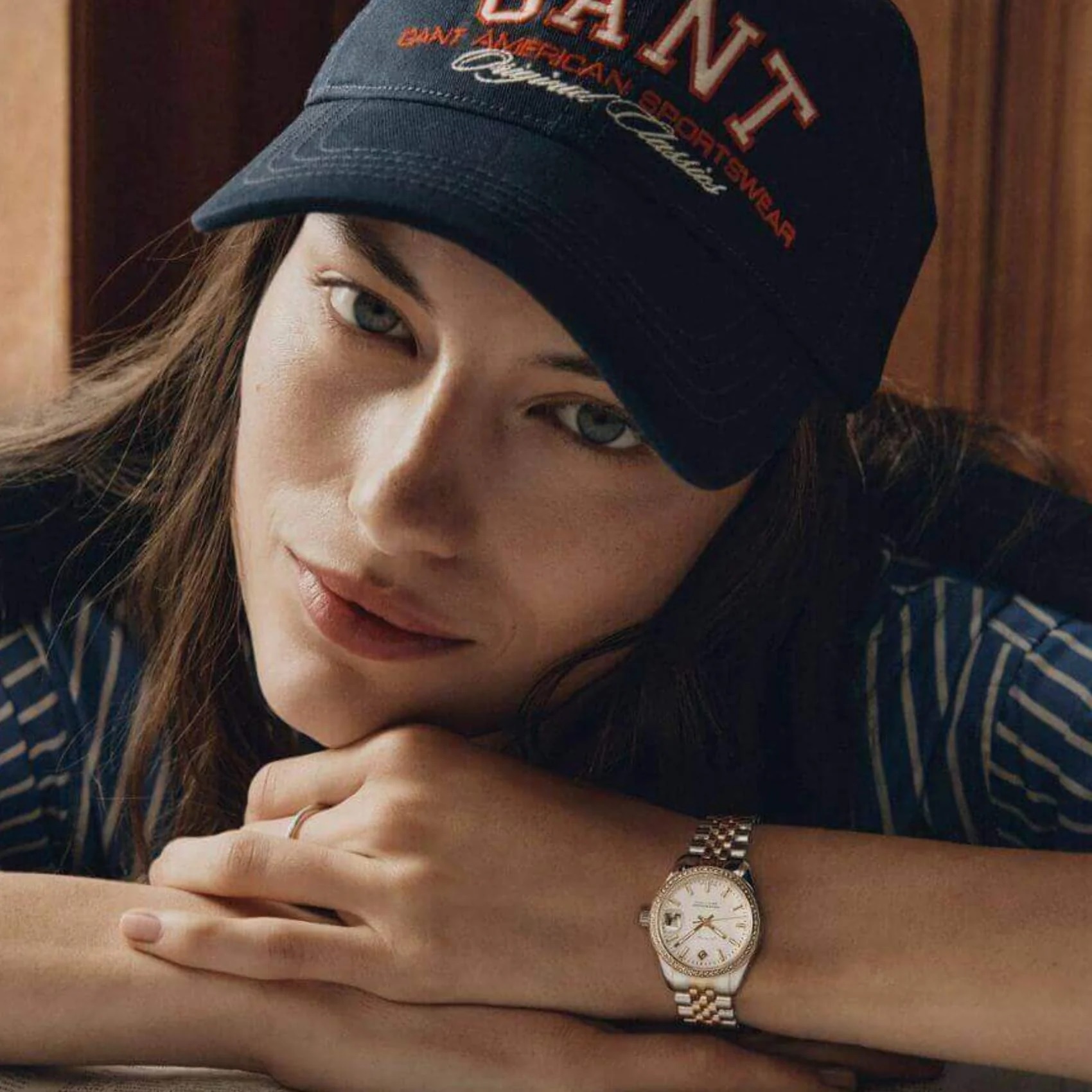 GANT Sussex Mini Bijou White Dial 28mm Two Tone Gold Stainless Steel Bracelet G181102 - 