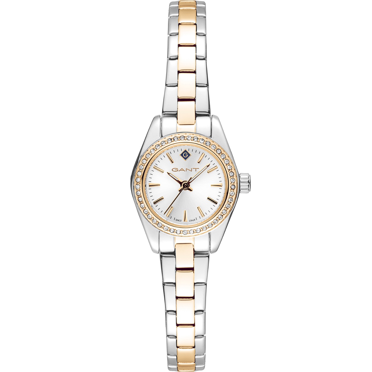 GANT Fairhaven Mini Bijou Silver Dial 22mm Two Tone Gold Stainless Steel Bracelet G194102 - 