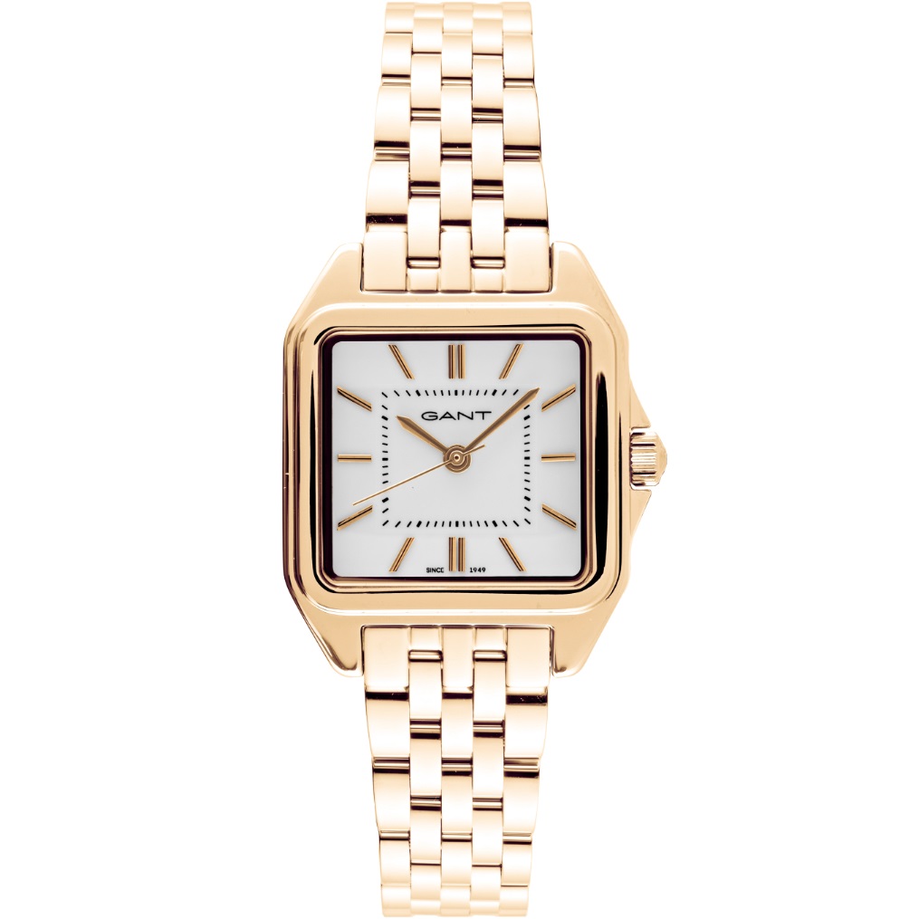 GANT Seneca MID 5 White Dial 26mm Gold Stainless Steel Bracelet G206003 - 