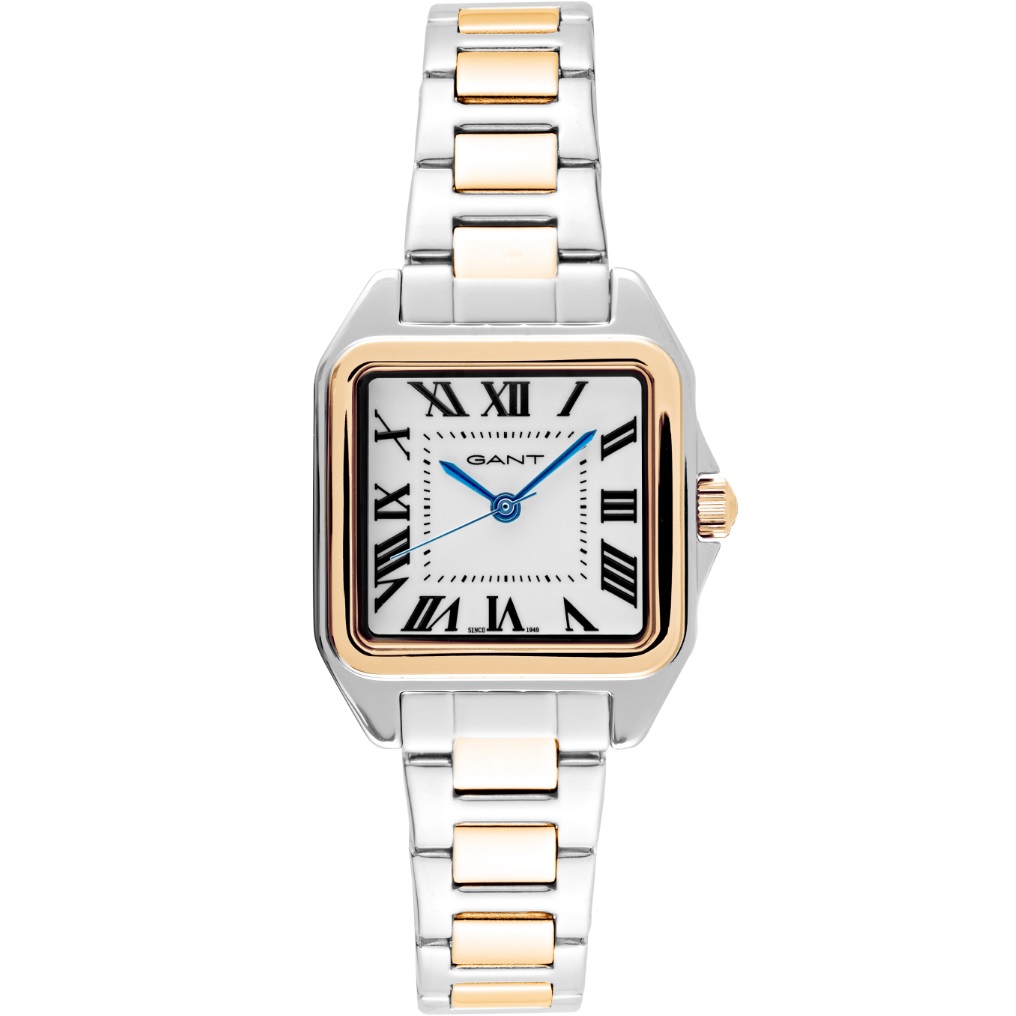 GANT Seneca MID 3 White Dial 26mm Two Tone Gold Stainless Steel Bracelet G206102 - 