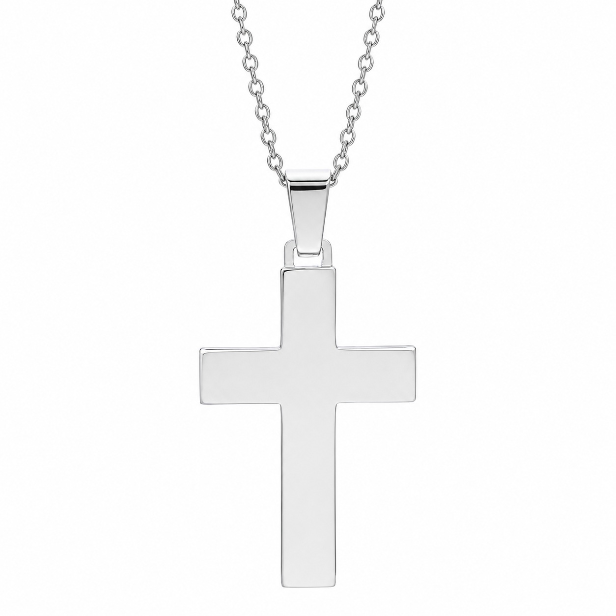 ΣΤΑΥΡΟΣ με Αλυσίδα Αντρικός JOOLS από Ασήμι 925° GR2N048 - 