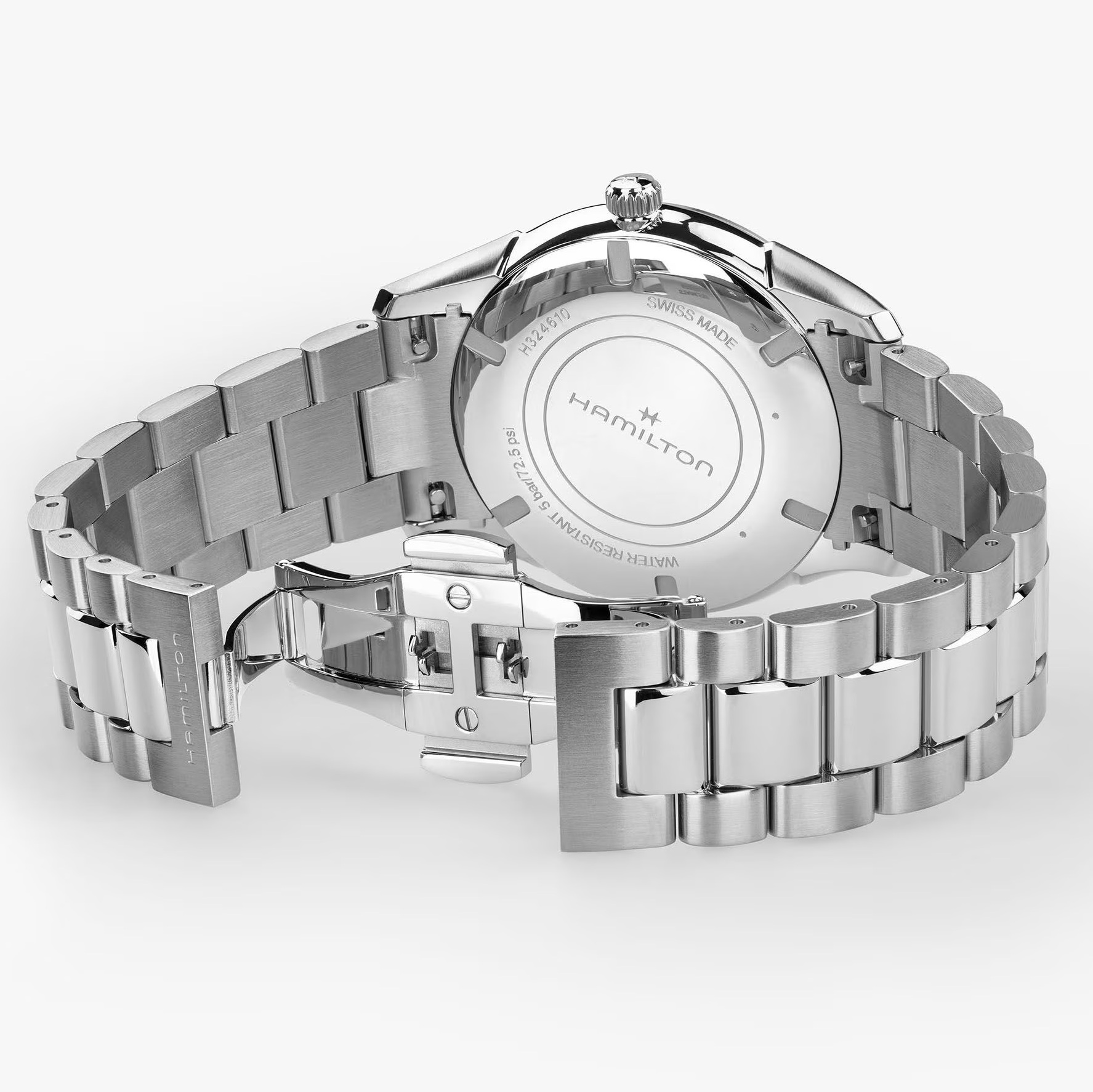 HAMILTON Jazzmaster Quartz Blue Dial 40mm Silver Stainless Steel Bracelet H32461141 - 7