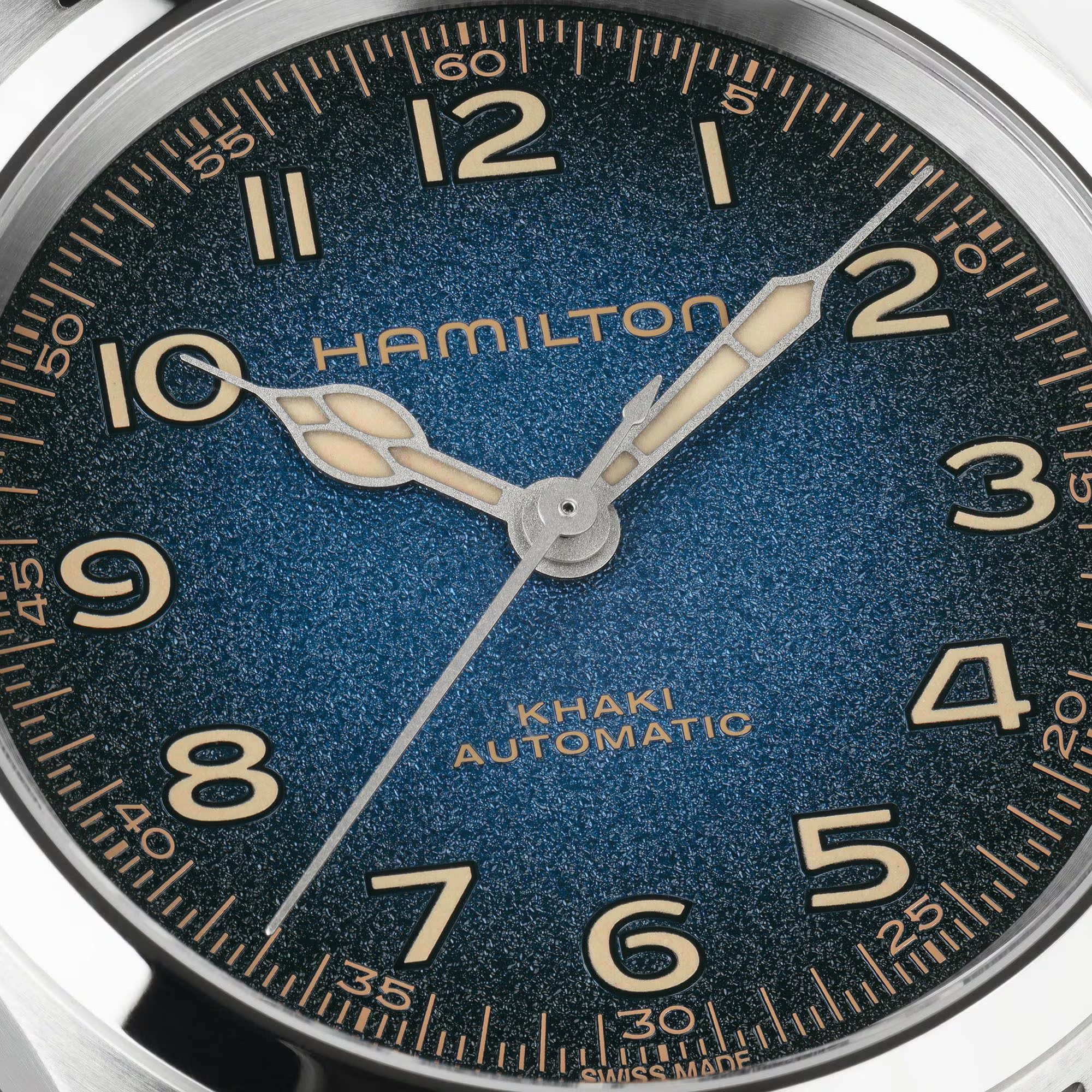 HAMILTON Khaki Field Murph Automatic Blue Dial 38mm Silver Stainless Steel Bracelet H70405140 - 3