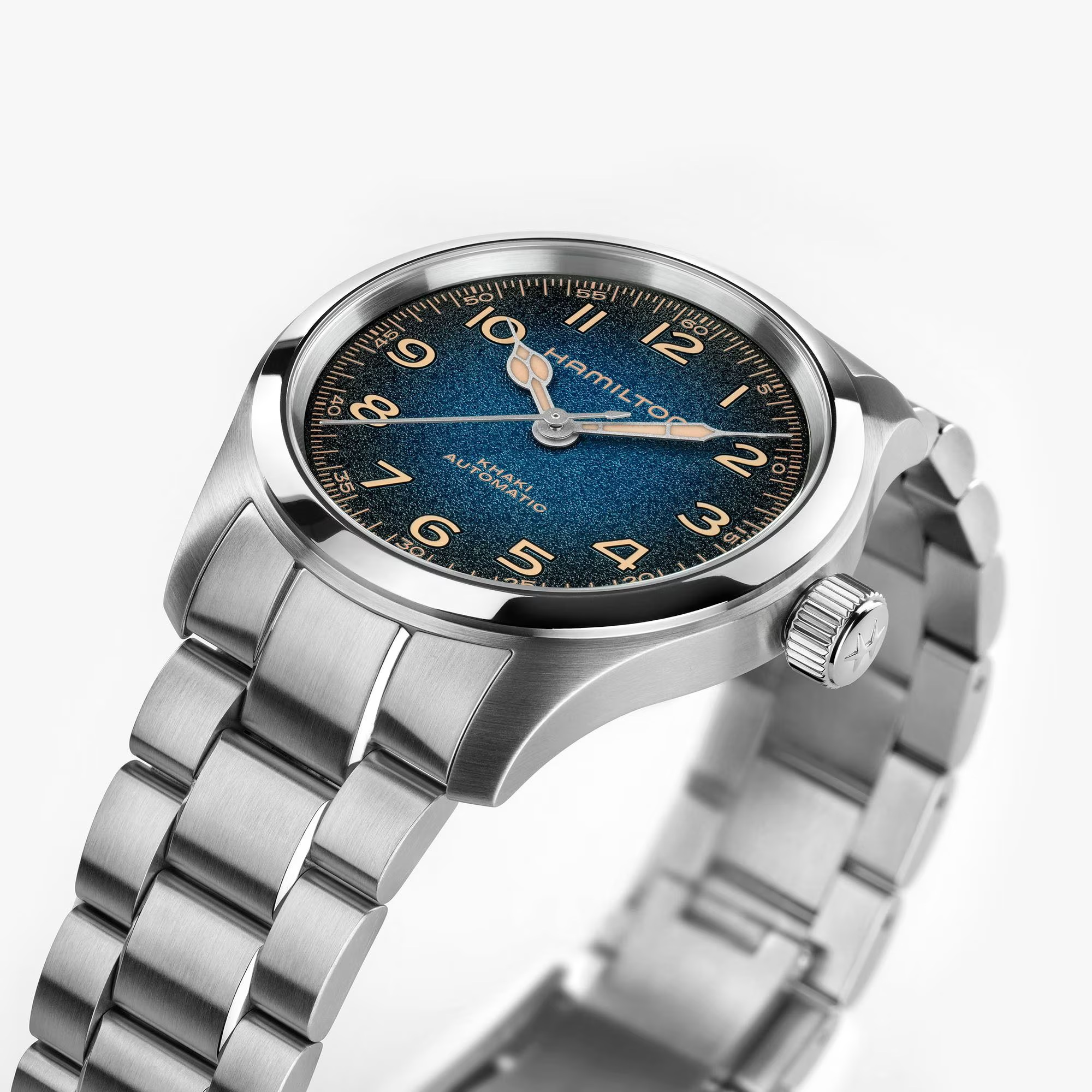 HAMILTON Khaki Field Murph Automatic Blue Dial 38mm Silver Stainless Steel Bracelet H70405140 - 6