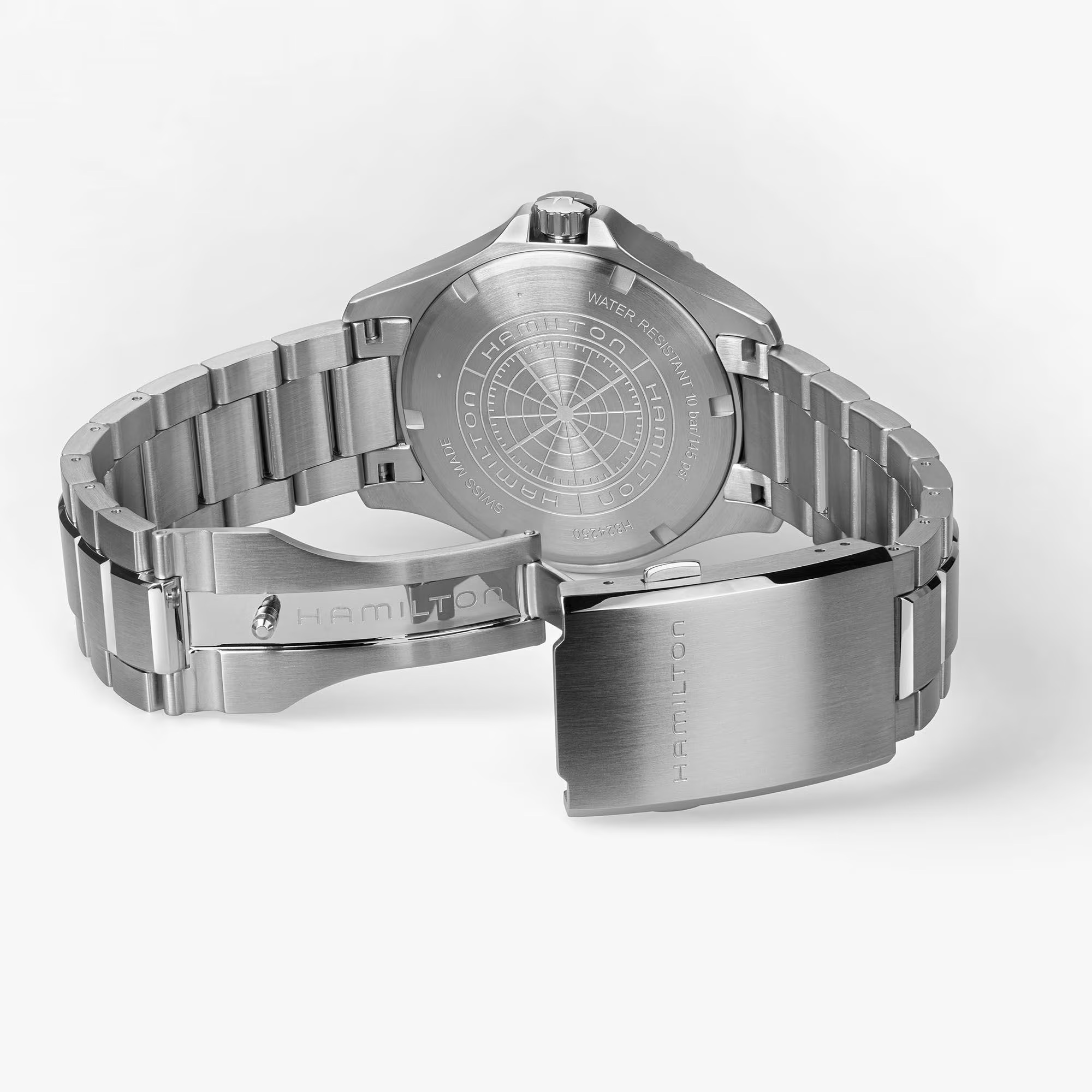 HAMILTON Khaki Navy Scuba Automatic Blue Dial 40mm Silver Stainless Steel Bracelet H82425140 - 6