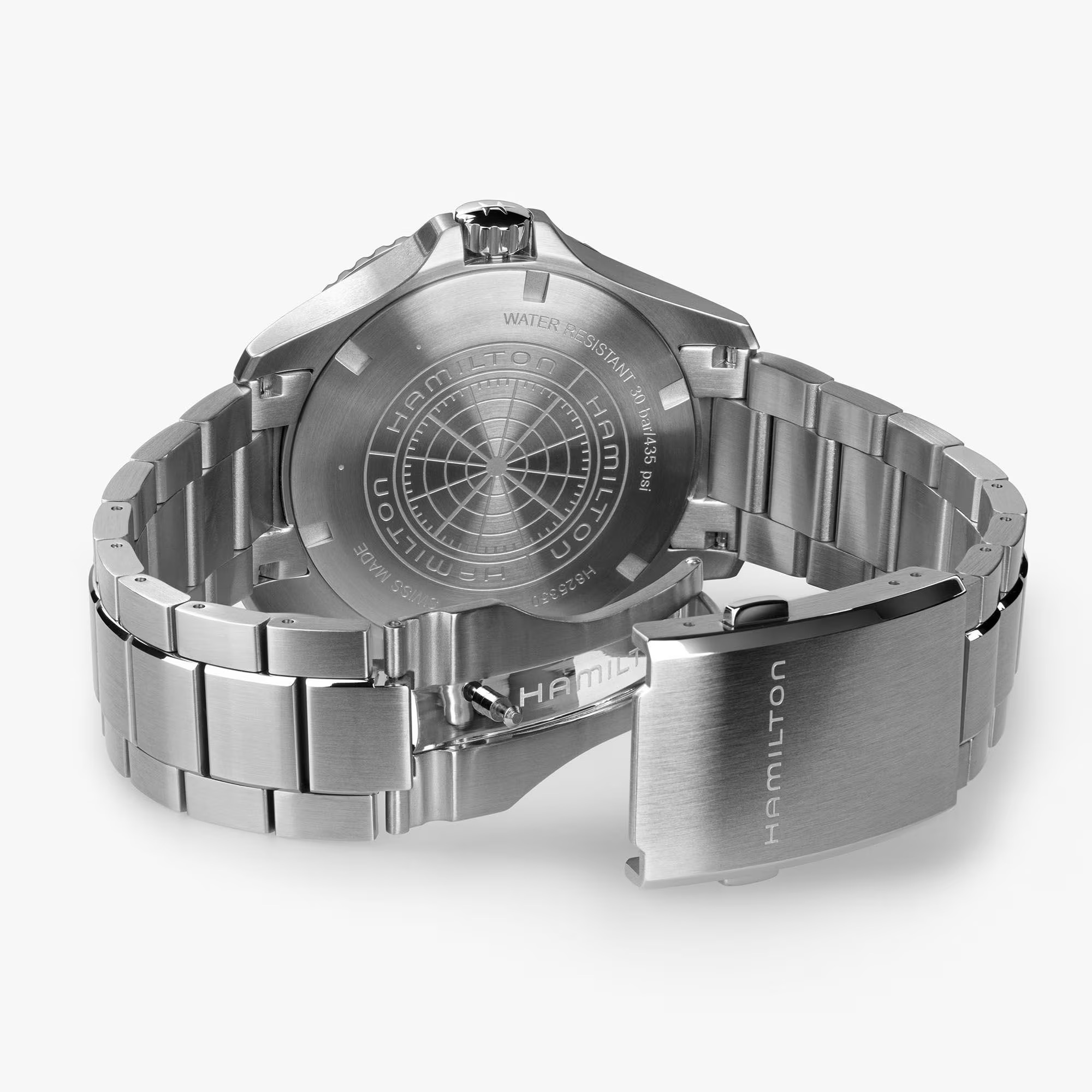 HAMILTON Khaki Navy Scuba Automatic GMT Blue Dial 43mm Silver Stainless Steel Bracelet H82535140 - 7