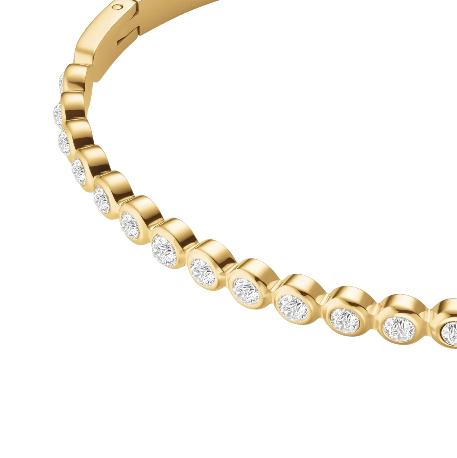 ΒΡΑΧΙΟΛΙ ROSEFIELD Crystal Bangle από Επιχρυσωμένο Ανοξείδωτο Ατσάλι JBBCG-J1208 - 4