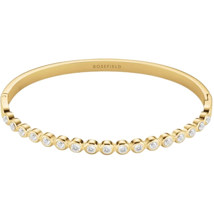 ΒΡΑΧΙΟΛΙ ROSEFIELD Crystal Bangle από Επιχρυσωμένο Ανοξείδωτο Ατσάλι JBBCG-J1208 - 