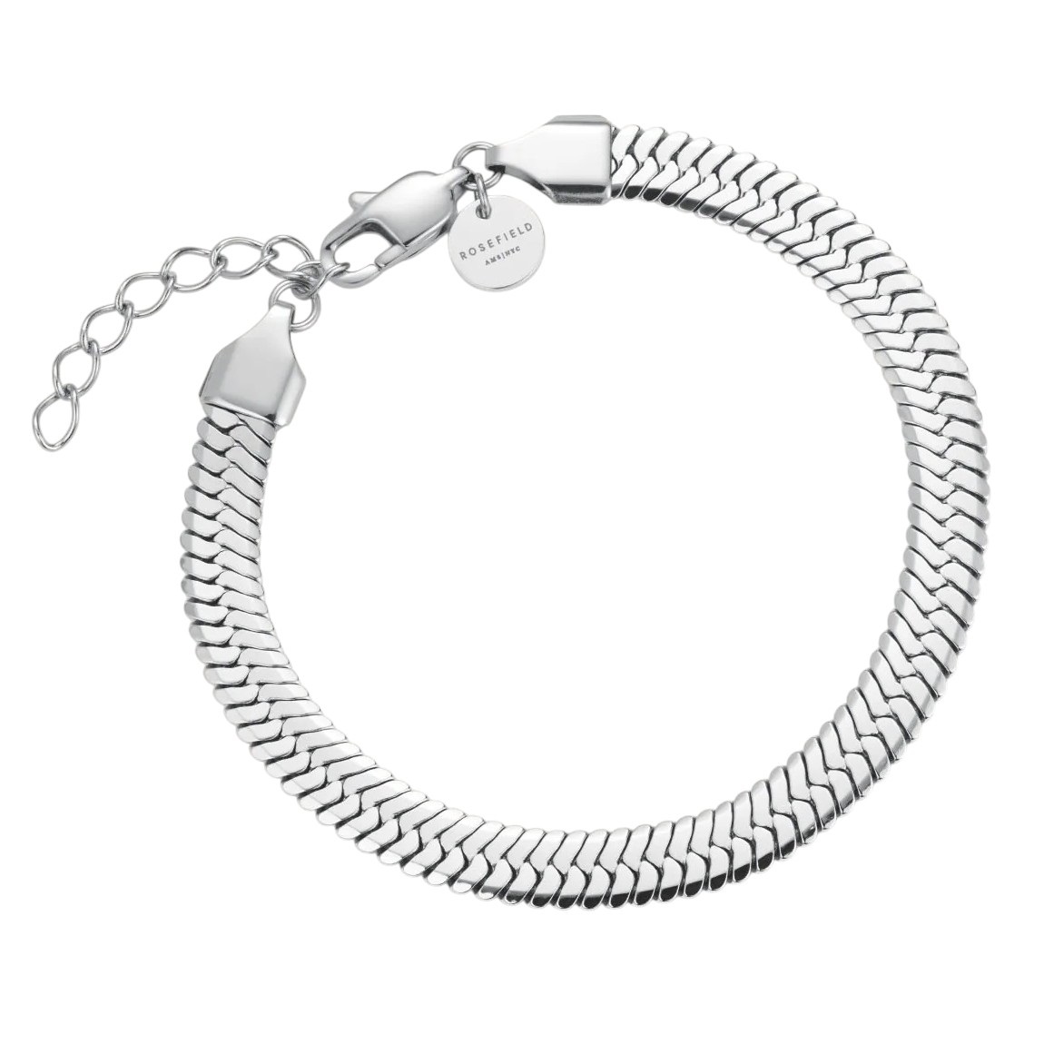 ROSEFIELD Snake Bracelet Silver Stainless Steel JBLSS-J1190 - 