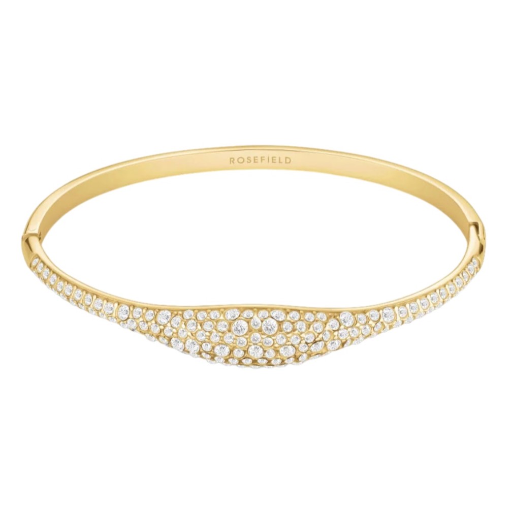 ΒΡΑΧΙΟΛΙ ROSEFIELD Pave από Επιχρυσωμένο Ανοξείδωτο Ατσάλι με Πέτρες Ζιργκόν JBPBG-J1237 - 