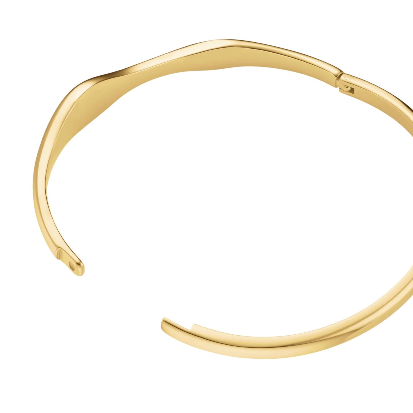 ΒΡΑΧΙΟΛΙ ROSEFIELD Pave Wave από Επιχρυσωμένο Ανοξείδωτο Ατσάλι με Πέτρες Ζιργκόν JBPWG-J1235 - 4