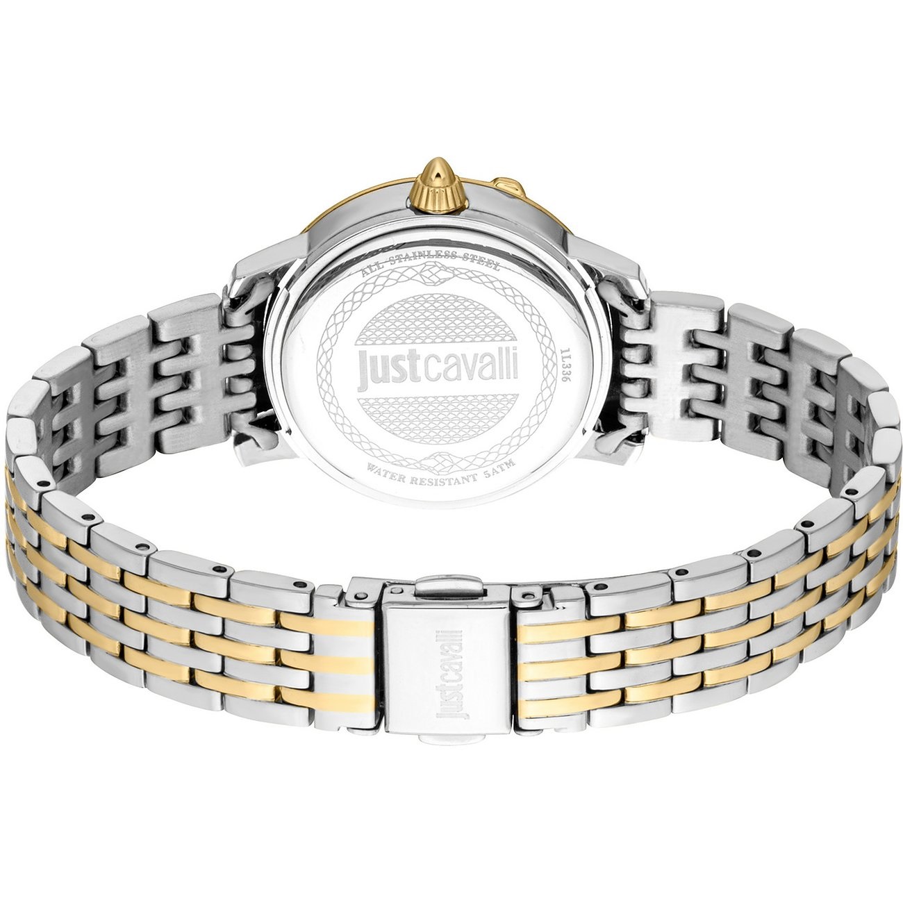 JUST CAVALLI Snake Gift Set Gold Dial 30mm Duotone Stainless Bracelet JC1L336M0085 - 4