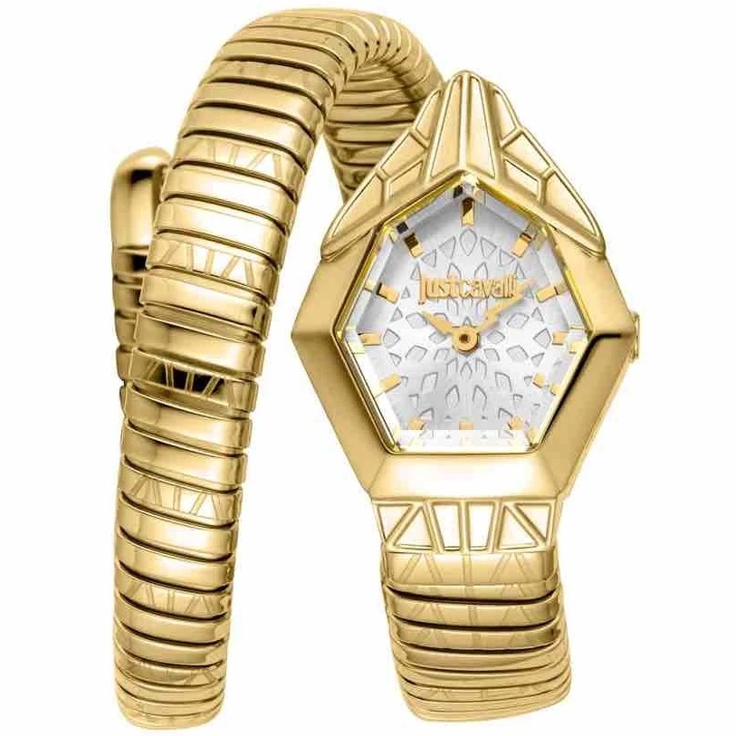 JUST CAVALLI Avorio Gold Dial 23x32.5mm Gold Stainless Steel Bracelet JC1L358M0225 - 