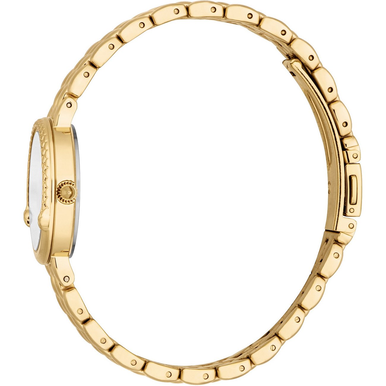 JUST CAVALLI Snake Silver Dial 28mm Gold Stainless Steel Bracelet JC1L379M0025 - 