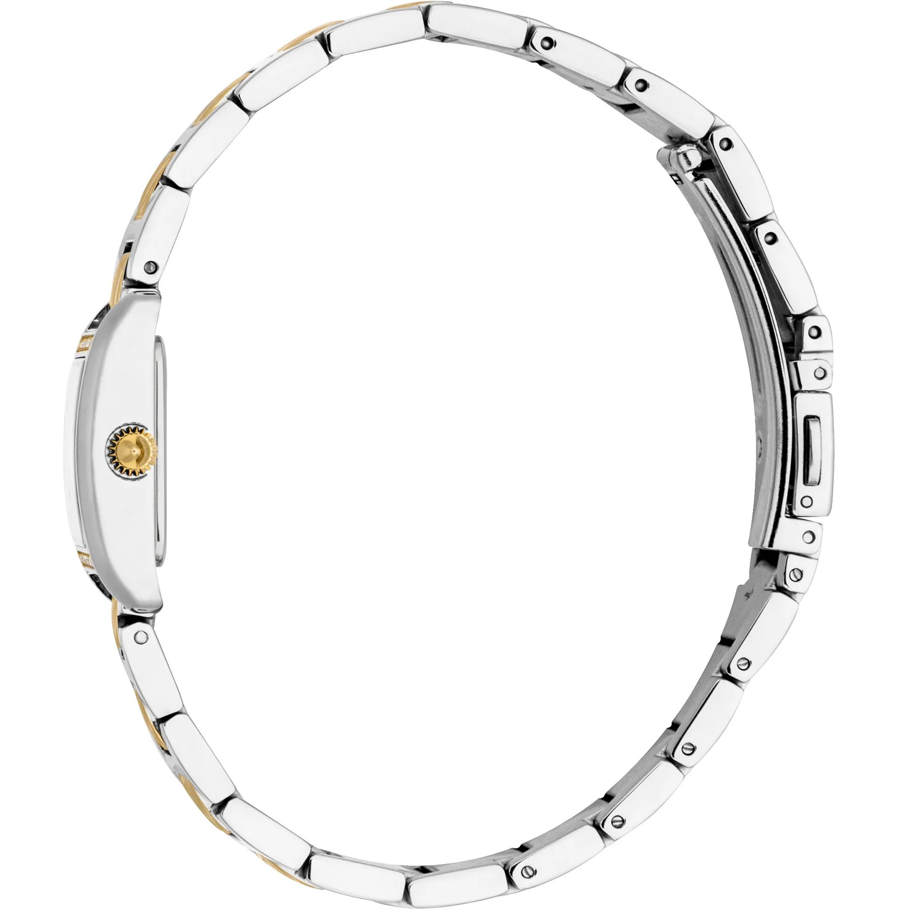 JUST CAVALLI Sera White Dial 22x25mm Two Tone Gold Stainless Steel Bracelet JC1L384M0085 - 