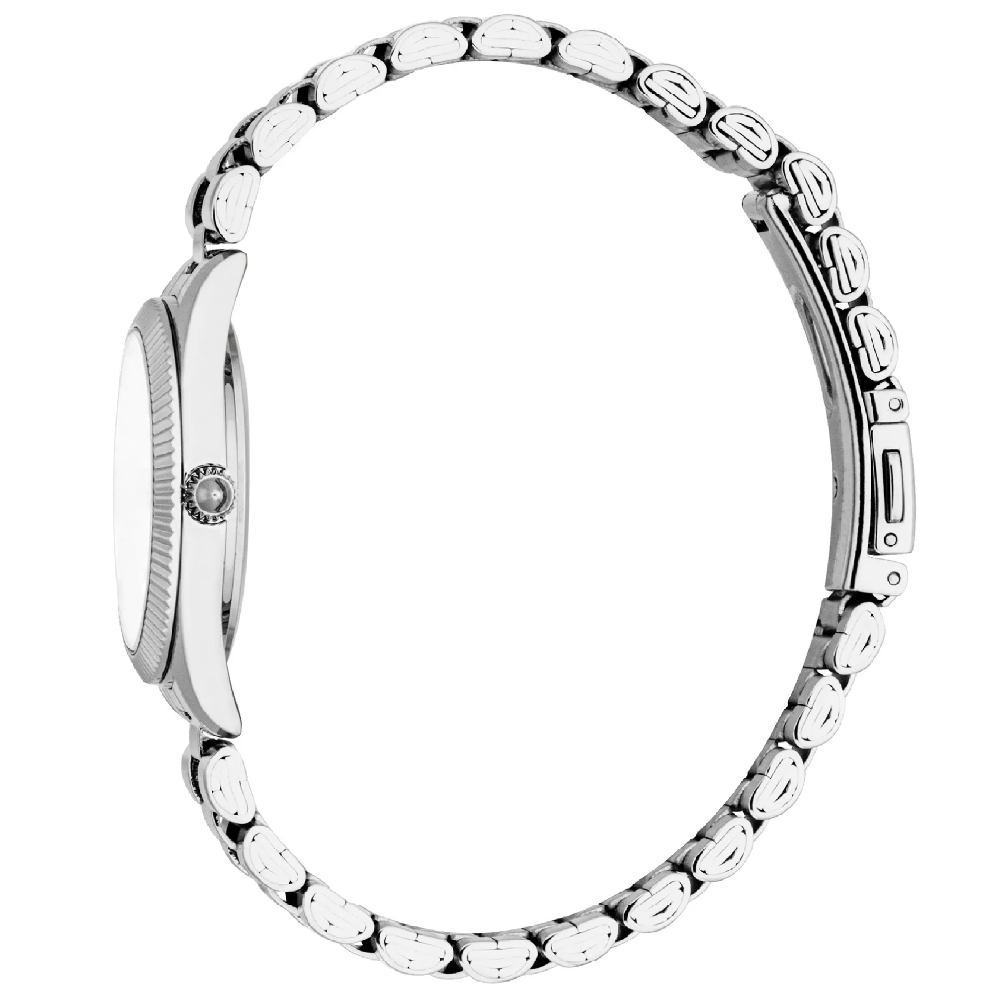 JUST CAVALLI Animalier Silver Dial 30mm Silver Stainless Steel Bracelet JC1L388M0045 - 