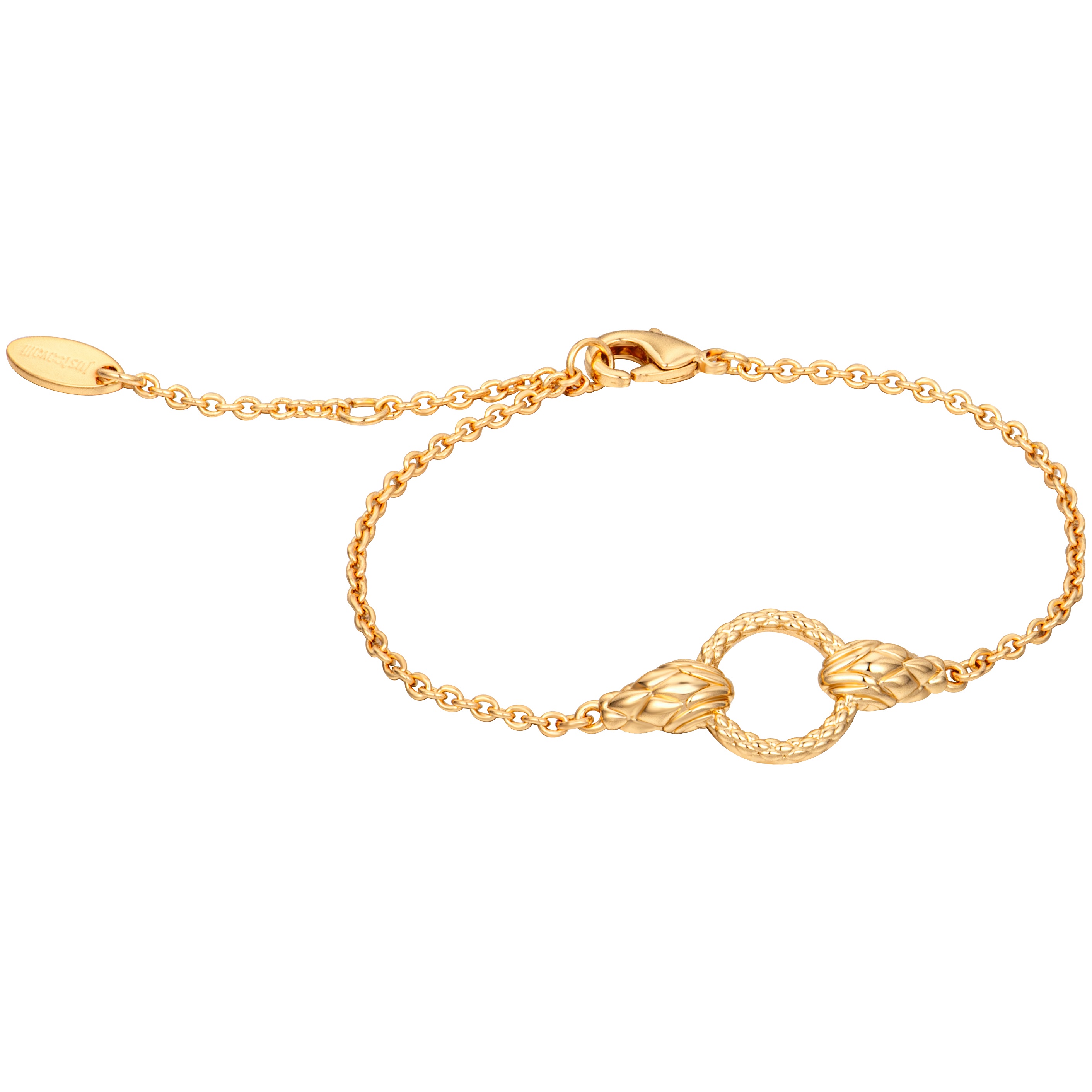 ΒΡΑΧΙΟΛΙ JUST CAVALLI Animalier από Επιχρυσωμένο Ανοξείδωτο Ατσάλι JCBR01783200 - 