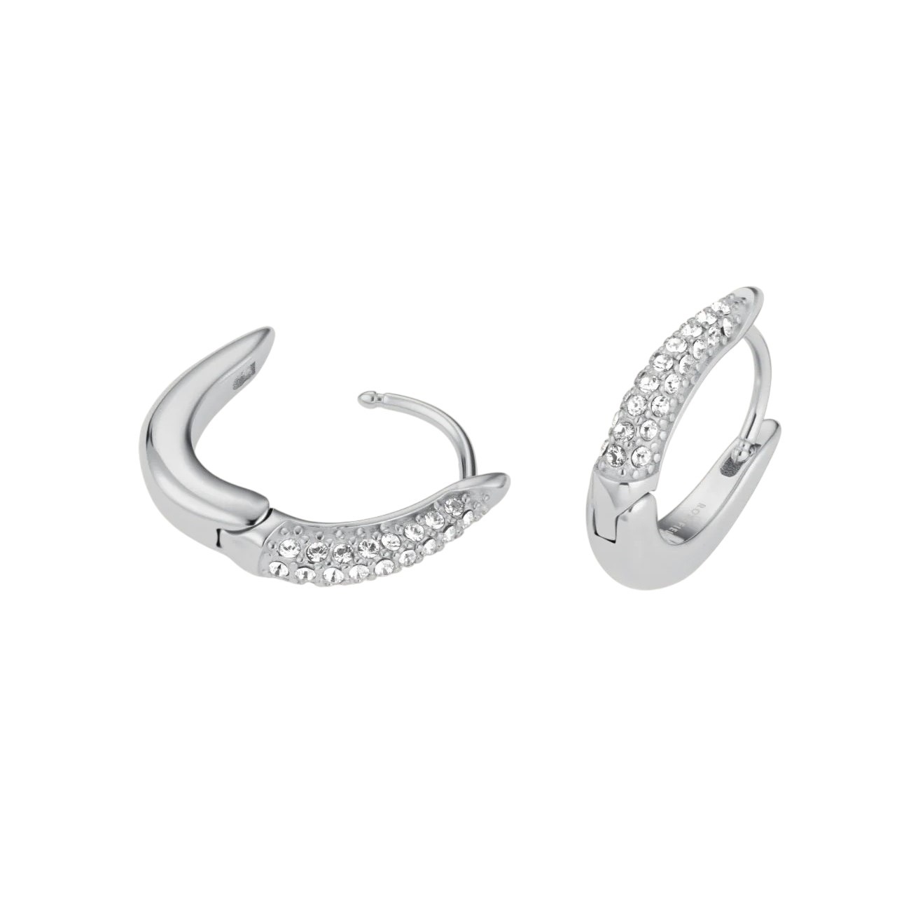 ΣΚΟΥΛΑΡΙΚΙΑ ROSEFIELD Crystal Huggies από Ανοξείδωτο Ατσάλι JECHS-J1028 - 