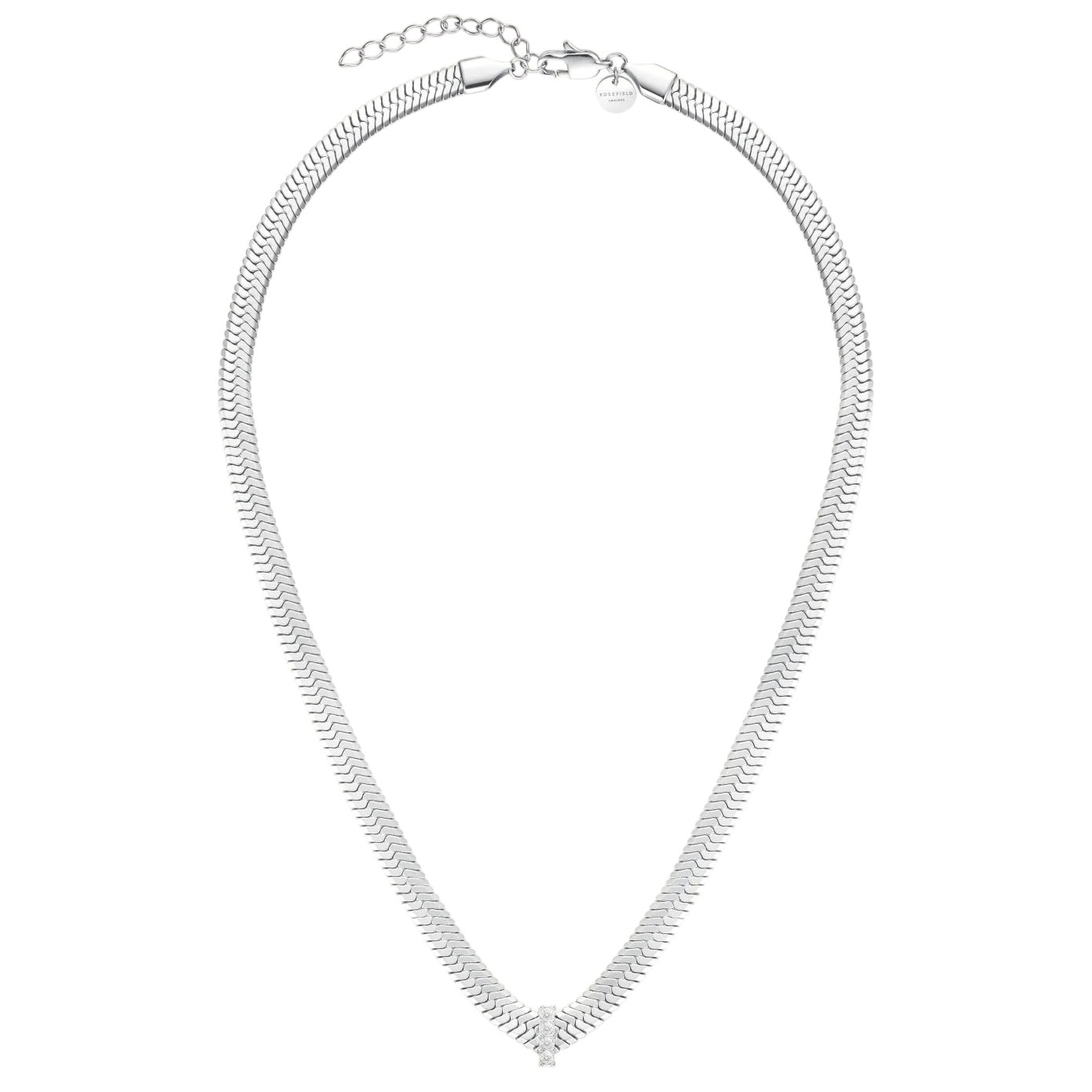 ΚΟΛΙΕ Crystal Snake ROSEFIELD από Ανοξείδωτο Ατσάλι JNSCS-J1188 - 3