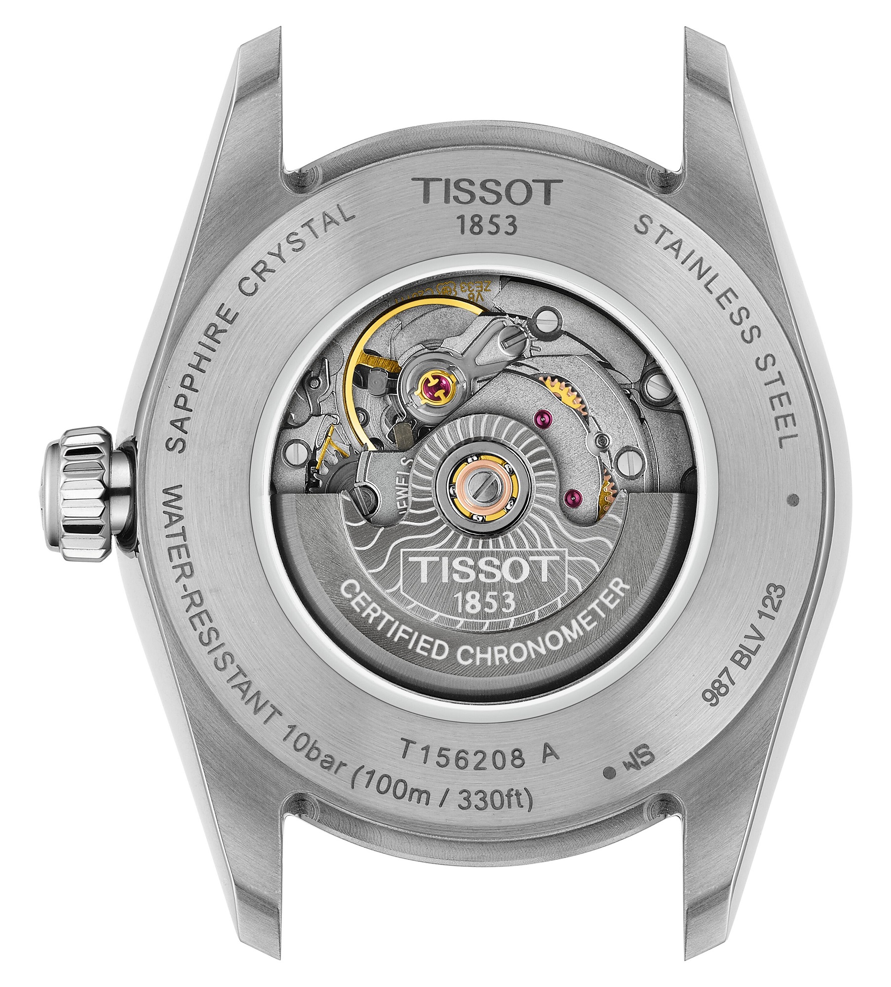 TISSOT Ballade Powermatic 48 COSC Silver Dial 30mm Silver Stainless Steel Bracelet T156.208.11.033.00 - 4