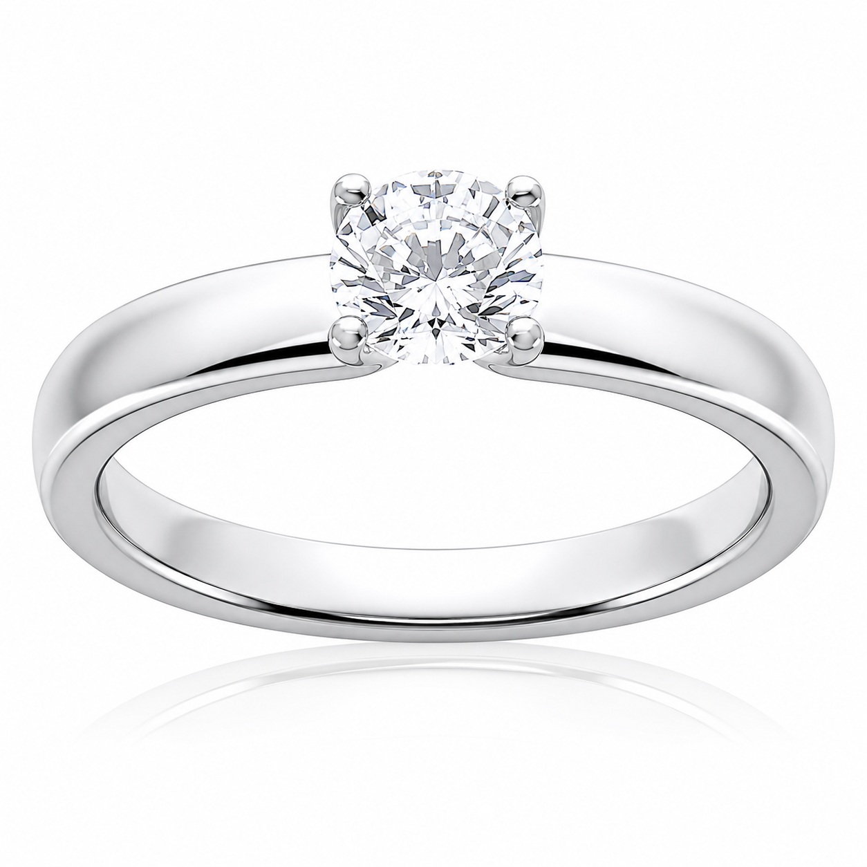 JOOLS Women's Solitaire RING from Silver 925° with Synthetic Stone JRY18078L-W