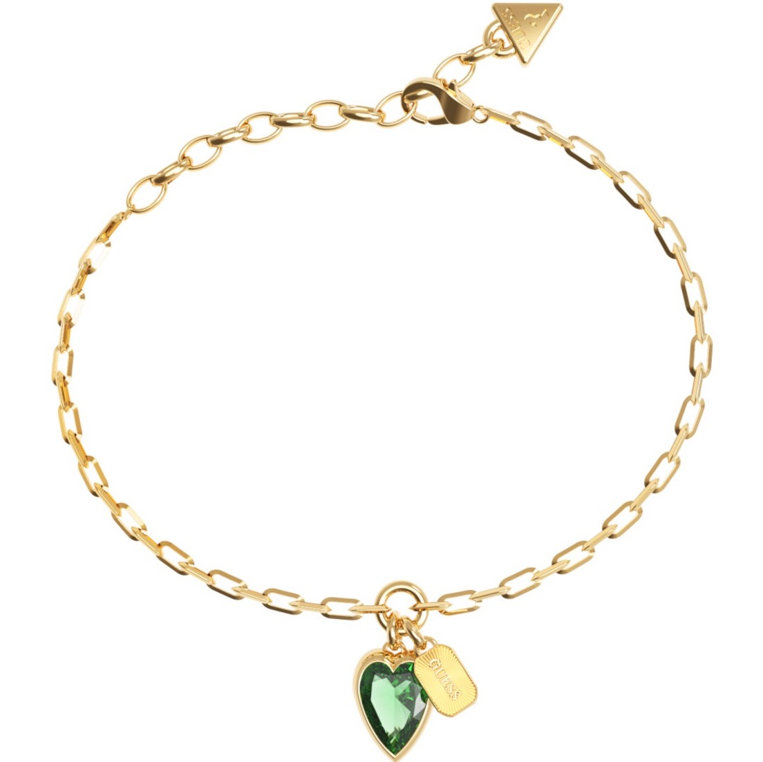 BRACELET Crystal Love GUESS Jewellery from Gold-Plated Stainless Steel with Zircon Stones JUBB06360JWYGGNL - 