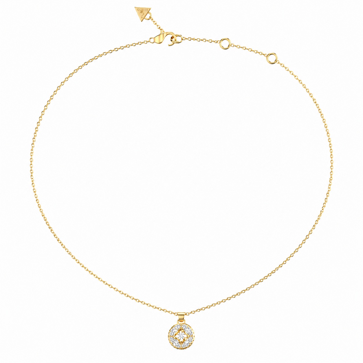 ΚΟΛΙΕ 4G Supreme GUESS Jewellery από Επιχρυσωμένο Ανοξείδωτο Ατσάλι με Πέτρες Ζιργκόν JUBN06393JWYGT/U - 