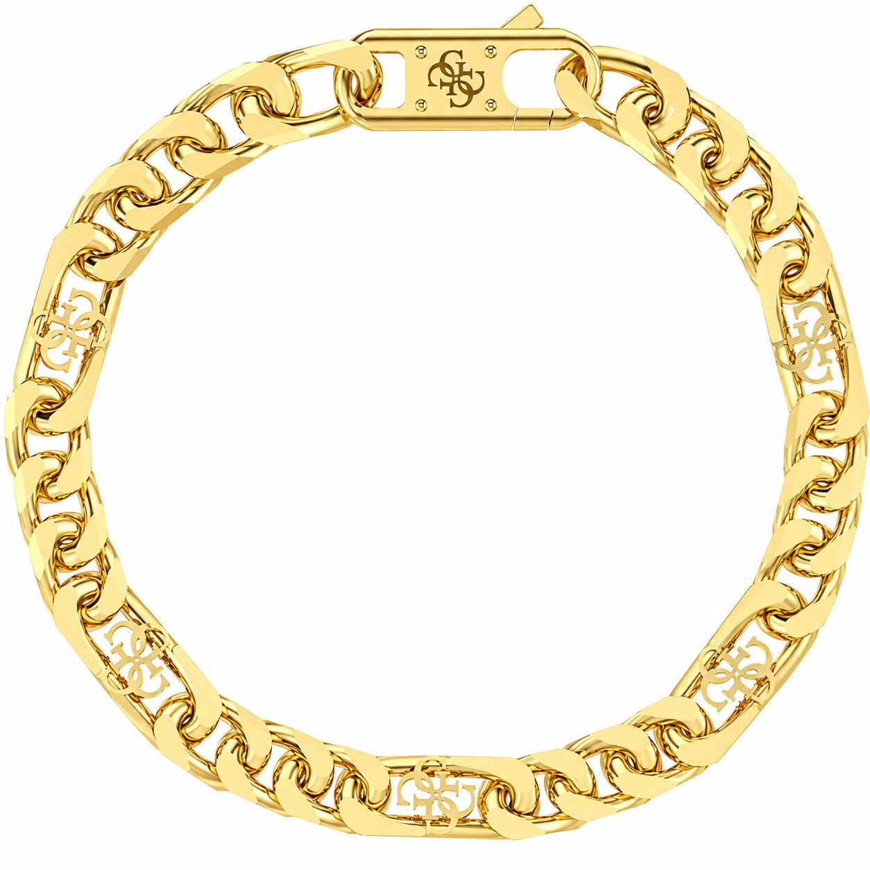 ΒΡΑΧΙΟΛΙ 4G Frontiers GUESS Jewellery από Επιχρυσωμένο Ανοξείδωτο Ατσάλι JUMB06034JWYGS - 