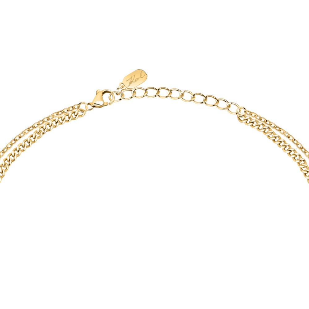 ΚΟΛΙΕ Crystals KARL LAGERFELD από Επιχρυσωμένο Ανοξείδωτο Ατσάλι με Πέτρες Ζιργκόν KLAYC55 - 4