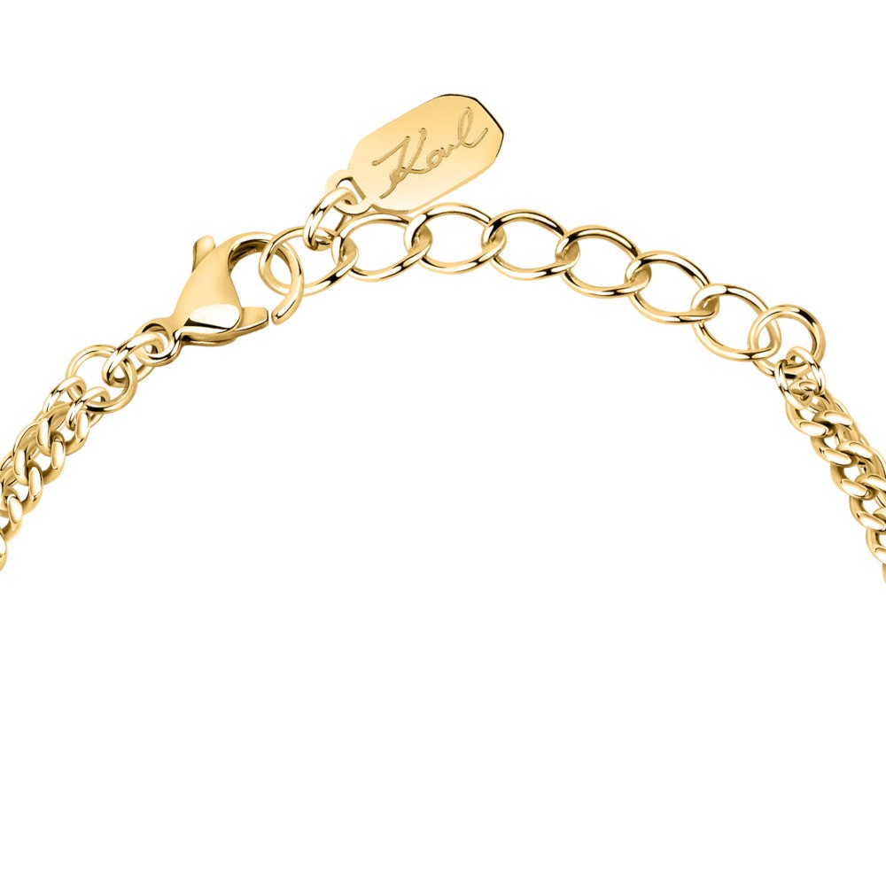 ΒΡΑΧΙΟΛΙ Crystals KARL LAGERFELD από Επιχρυσωμένο Ανοξείδωτο Ατσάλι με Πέτρες Ζιργκόν KLAYC56 - 4