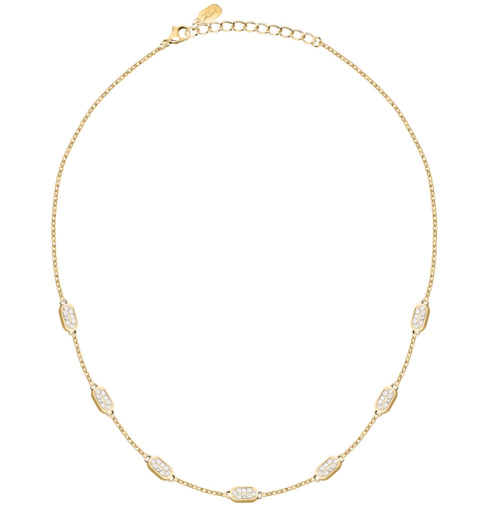 ΚΟΛΙΕ Crystals KARL LAGERFELD από Επιχρυσωμένο Ανοξείδωτο Ατσάλι με Πέτρες Ζιργκόν KLAYC58 - 3