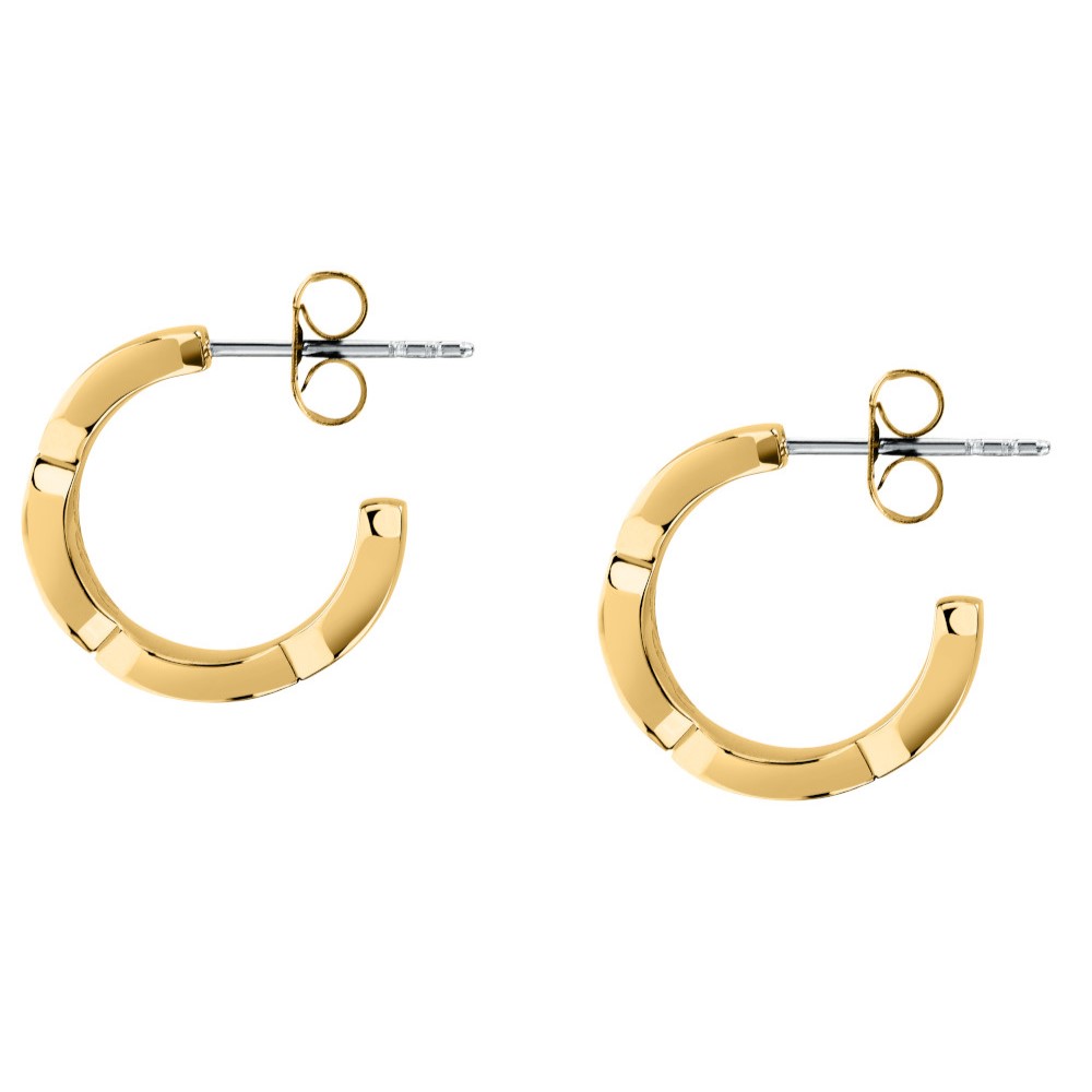 ΣΚΟΥΛΑΡΙΚΙΑ Κρίκοι Crystals KARL LAGERFELD από Επιχρυσωμένο Ανοξείδωτο Ατσάλι με Πέτρες Ζιργκόν KLAYC61 - 4