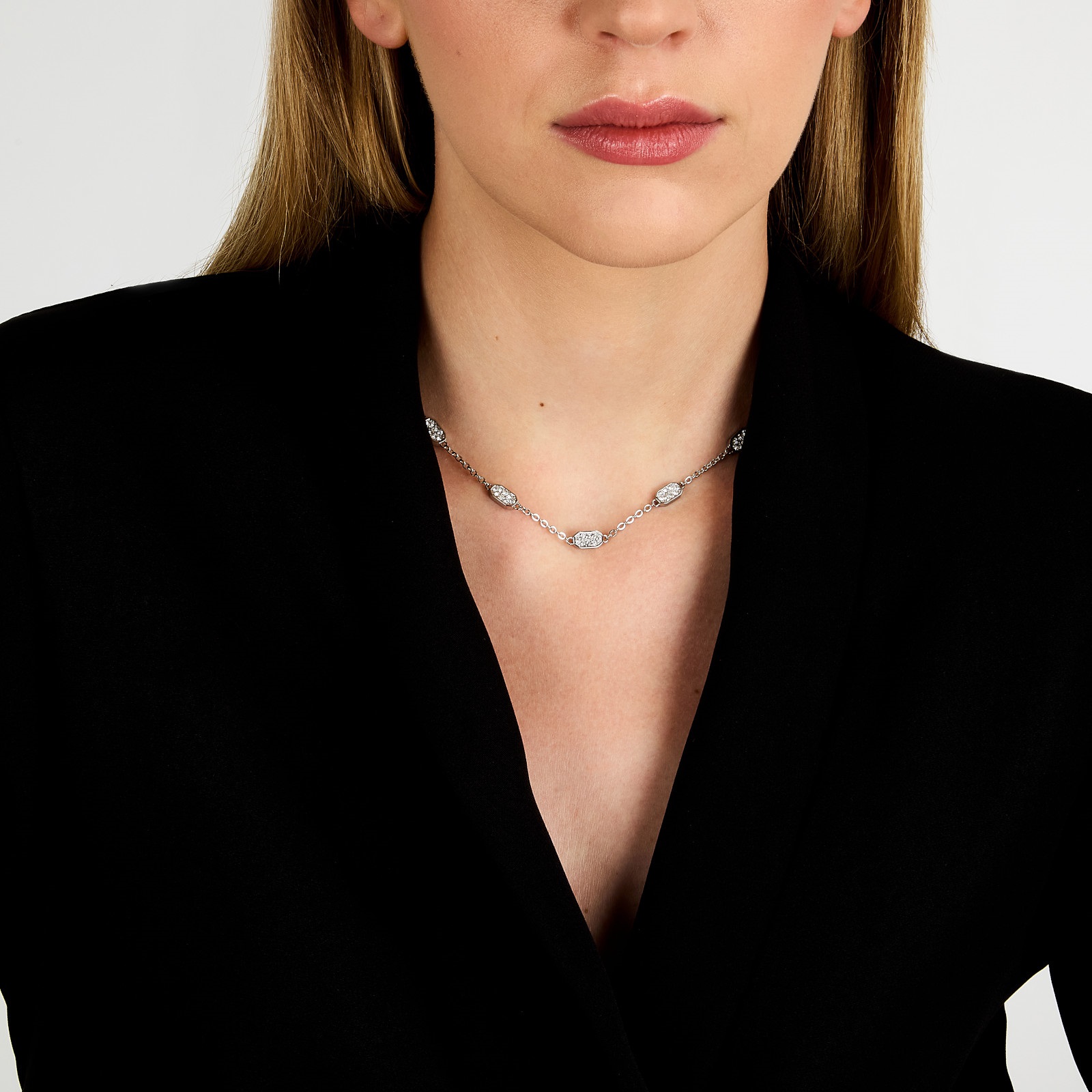 ΚΟΛΙΕ Crystals KARL LAGERFELD από Ανοξείδωτο Ατσάλι με Πέτρες Ζιργκόν KLAYC63 - 5