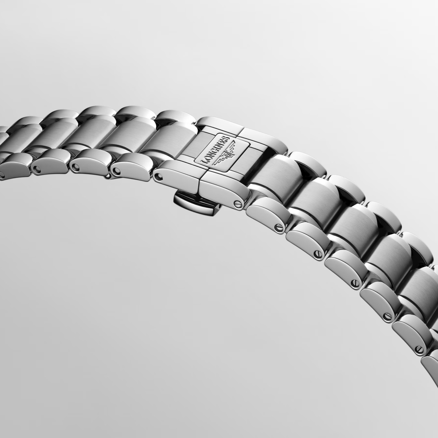 LONGINES Master Collection Chronograph Moon Face White Dial 41mm Silver Stainless Steel Bracelet L29624736 - 8