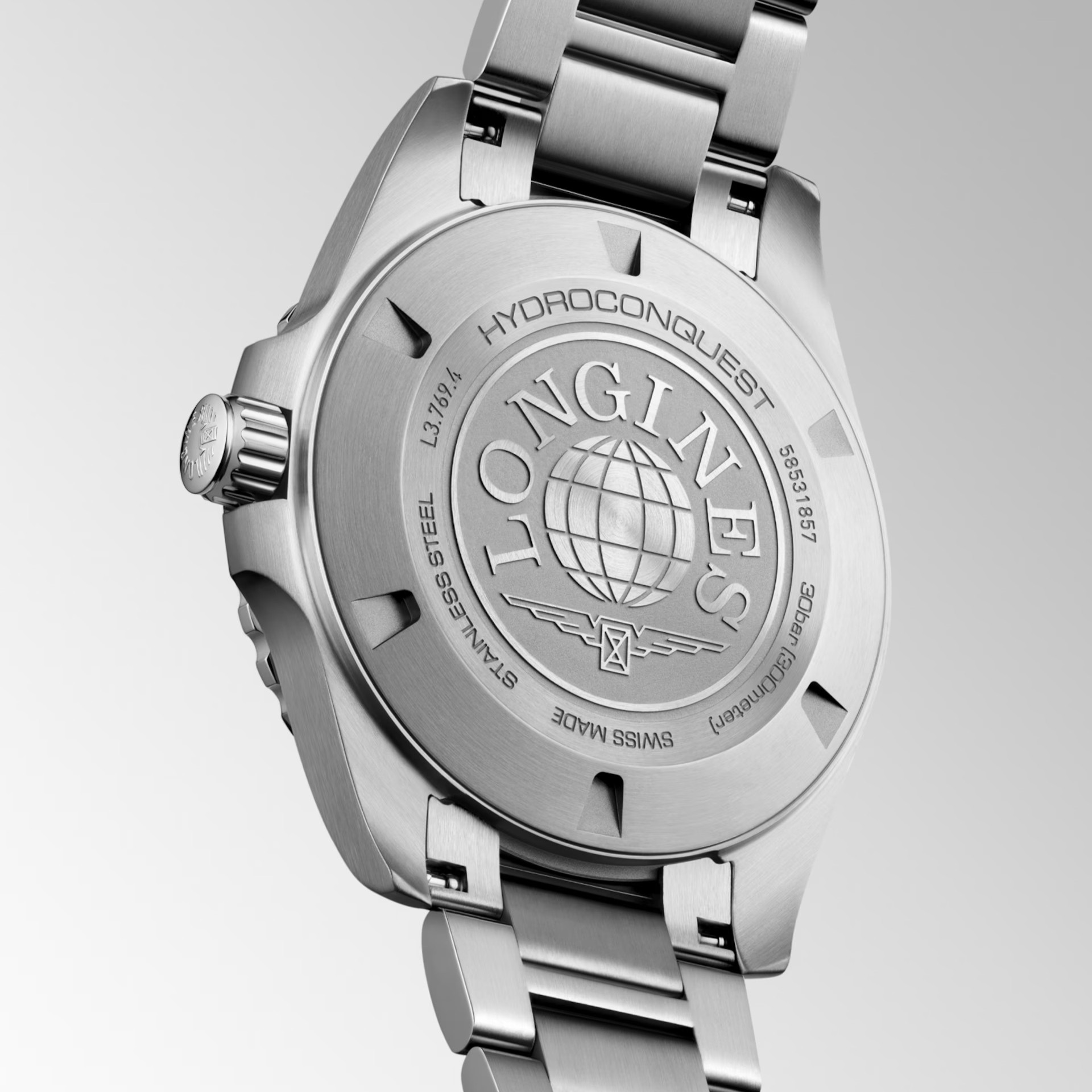 LONGINES HydroConquest Quartz Blue Dial 42mm Silver Stainless Steel Bracelet L37694966 - 5