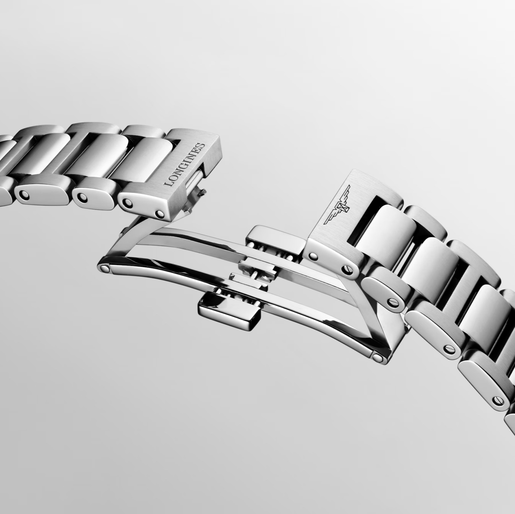 LONGINES Conquest Quartz White Pearl Dial with Diamonds 30mm Silver Stainless Steel Bracelet L33504876 - 7