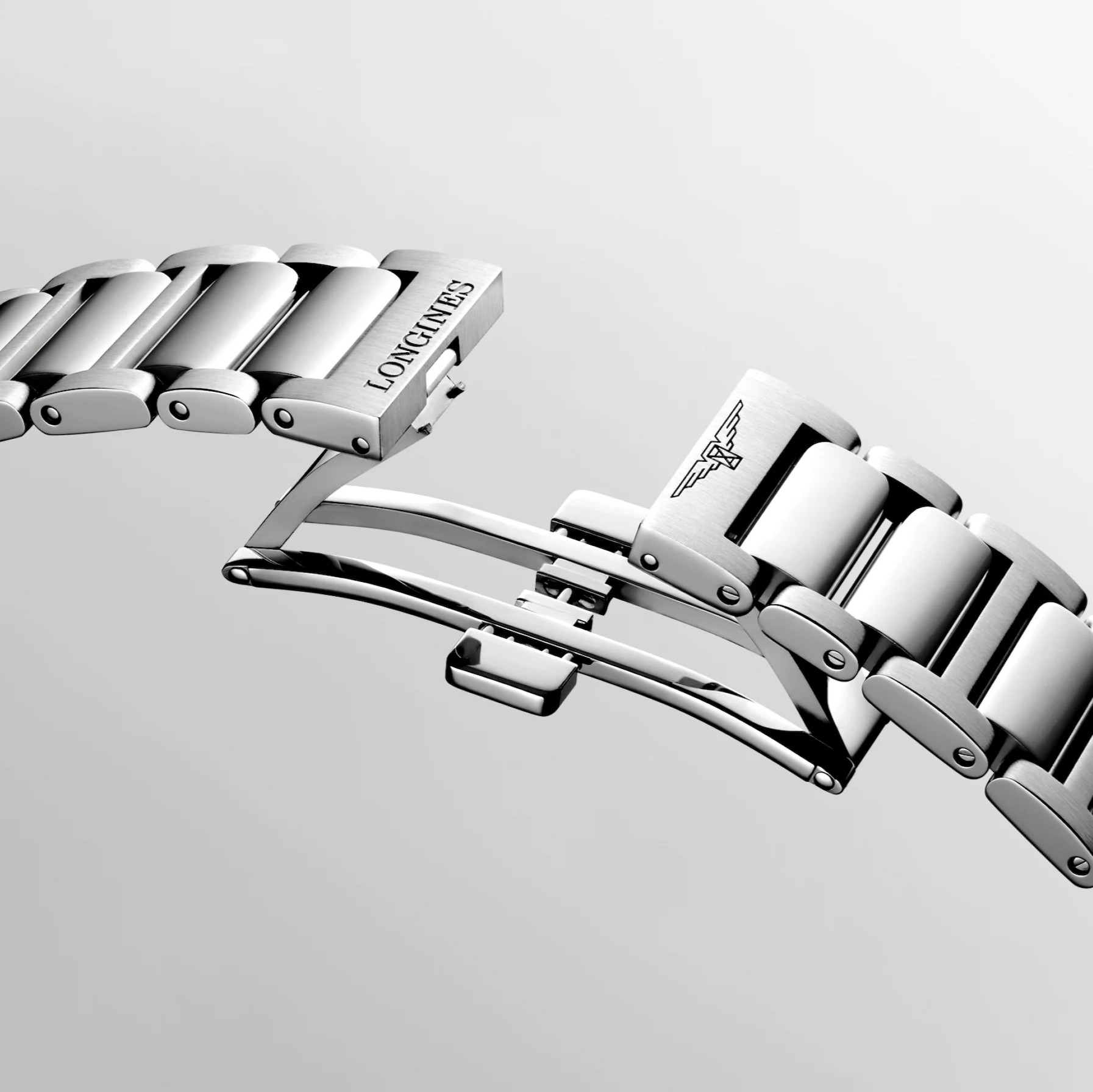 LONGINES Conquest Quartz Sunray Green Dial 41mm Silver Stainless Steel Bracelet L38604096 - 6