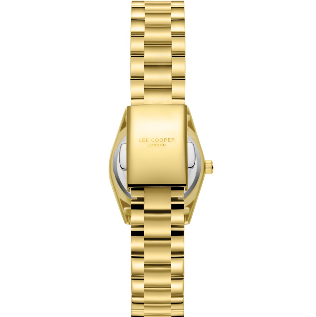 LEE COOPER Lady's White Pearl Dial 26mm Gold Stainless Steel Bracelet LC08155.120 - 3