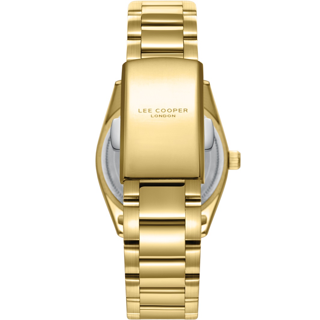 LEE COOPER Lady's White Pearl Dial 28mm Gold Stainless Steel Bracelet LC08190.120 - 4