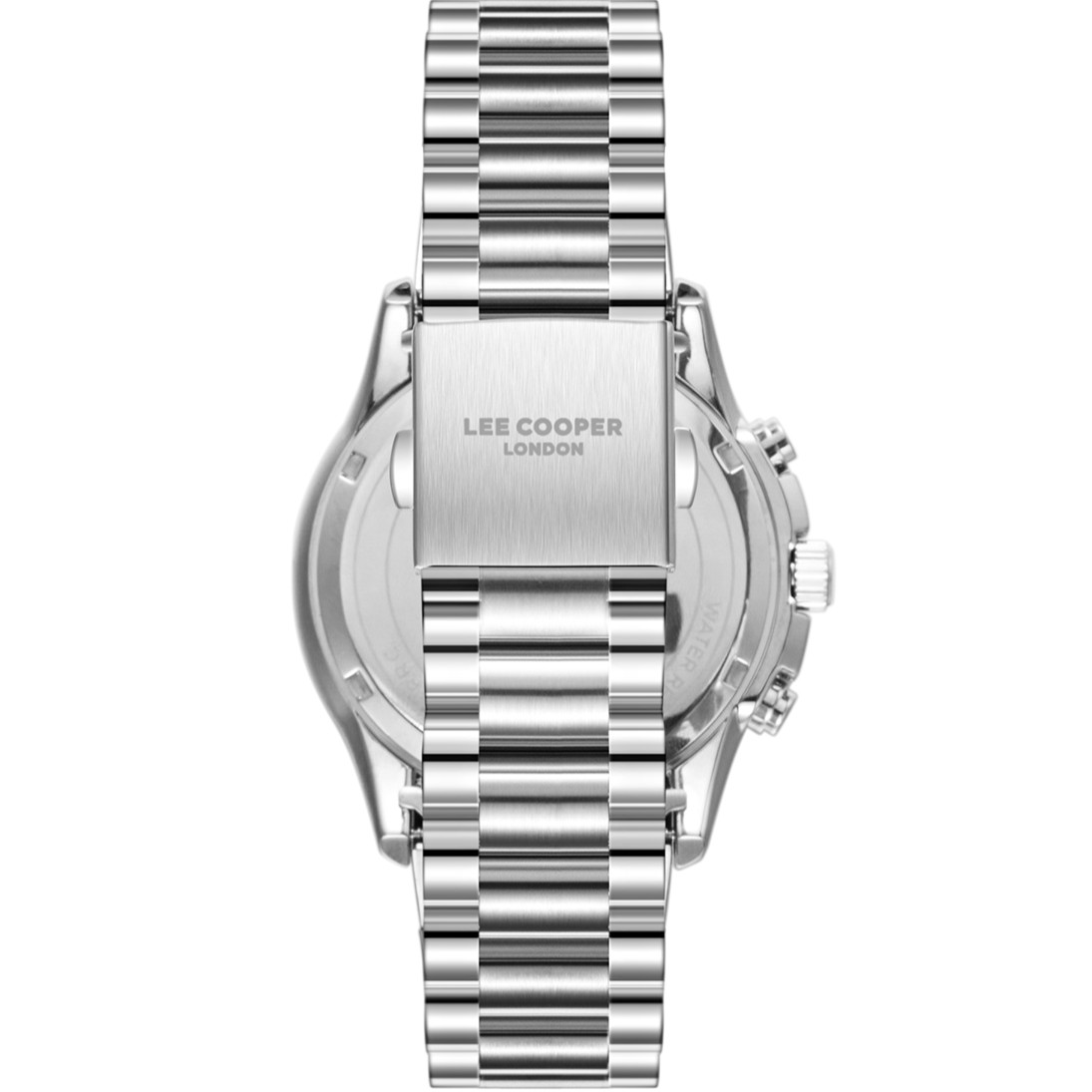 LEE COOPER Multifunction Black Dial 43mm Silver Stainless Steel Bracelet LC08216.390 - 3