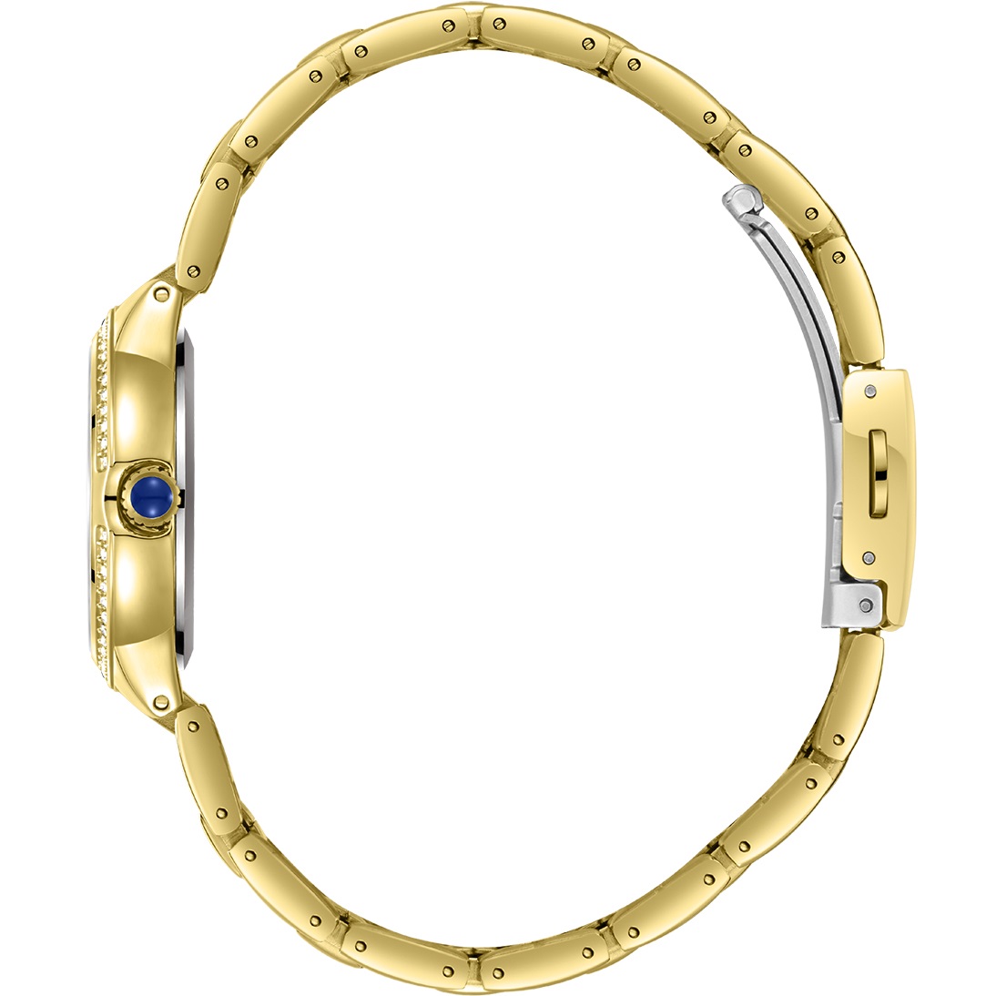 LEE COOPER Lady's Crystals Silver Dial 30mm Gold Stainless Steel Bracelet LC08295.130 - 3