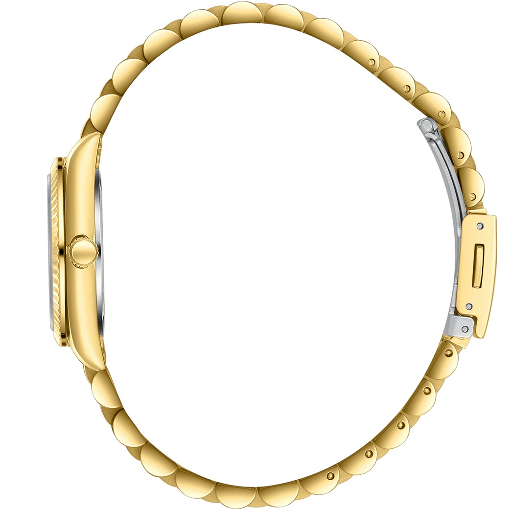 LEE COOPER Lady's White Pearl Dial 30mm Gold Stainless Steel Bracelet LC08303.120 - 3