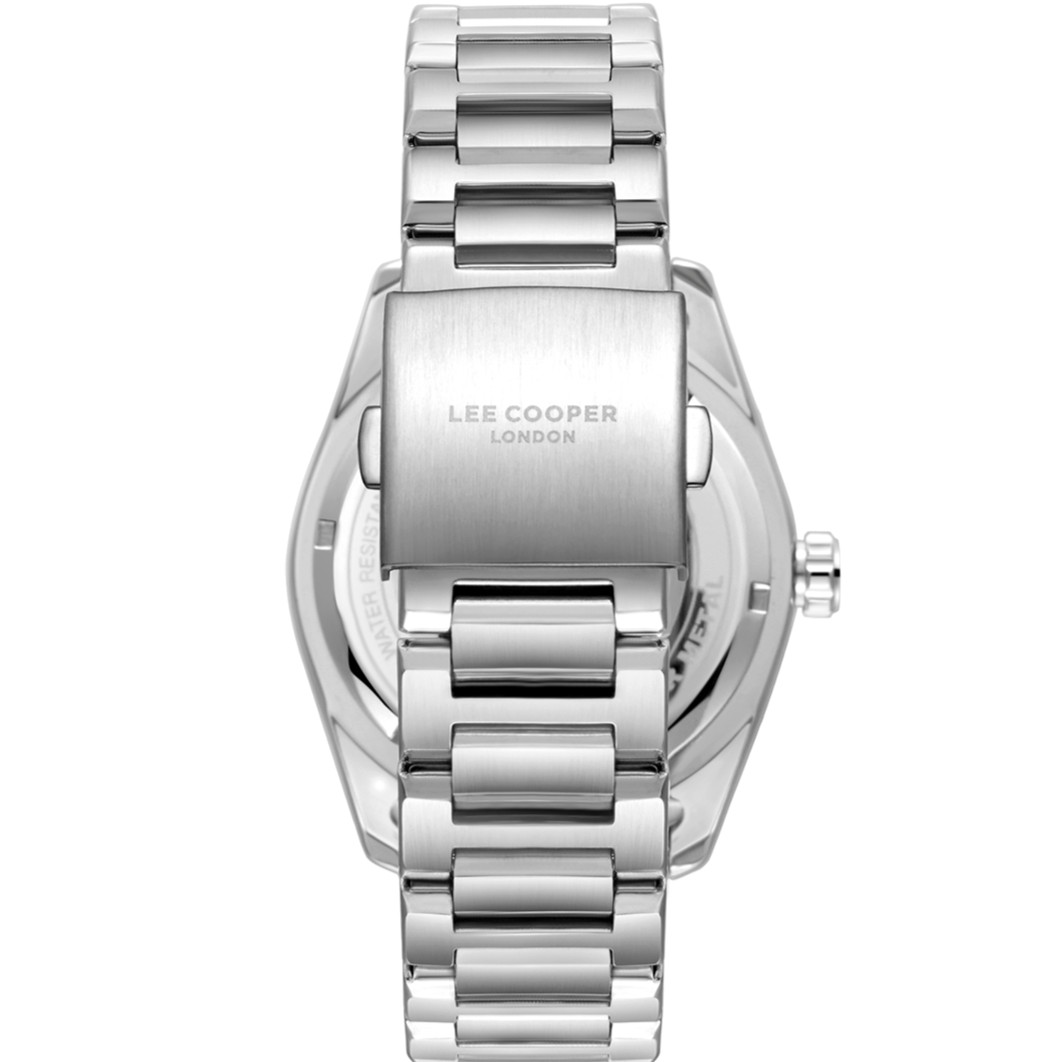 LEE COOPER Black Dial 43mm Silver Stainless Steel Bracelet LC08314.350 - 4