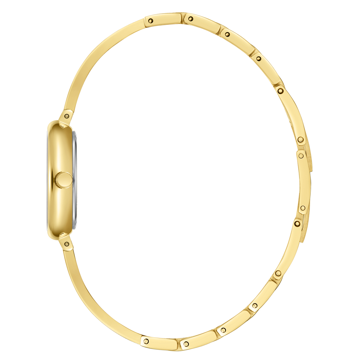 LEE COOPER Lady's Gold and Black Dial 26mm Gold Stainless Steel Bangle Bracelet LC08350.150 - 3