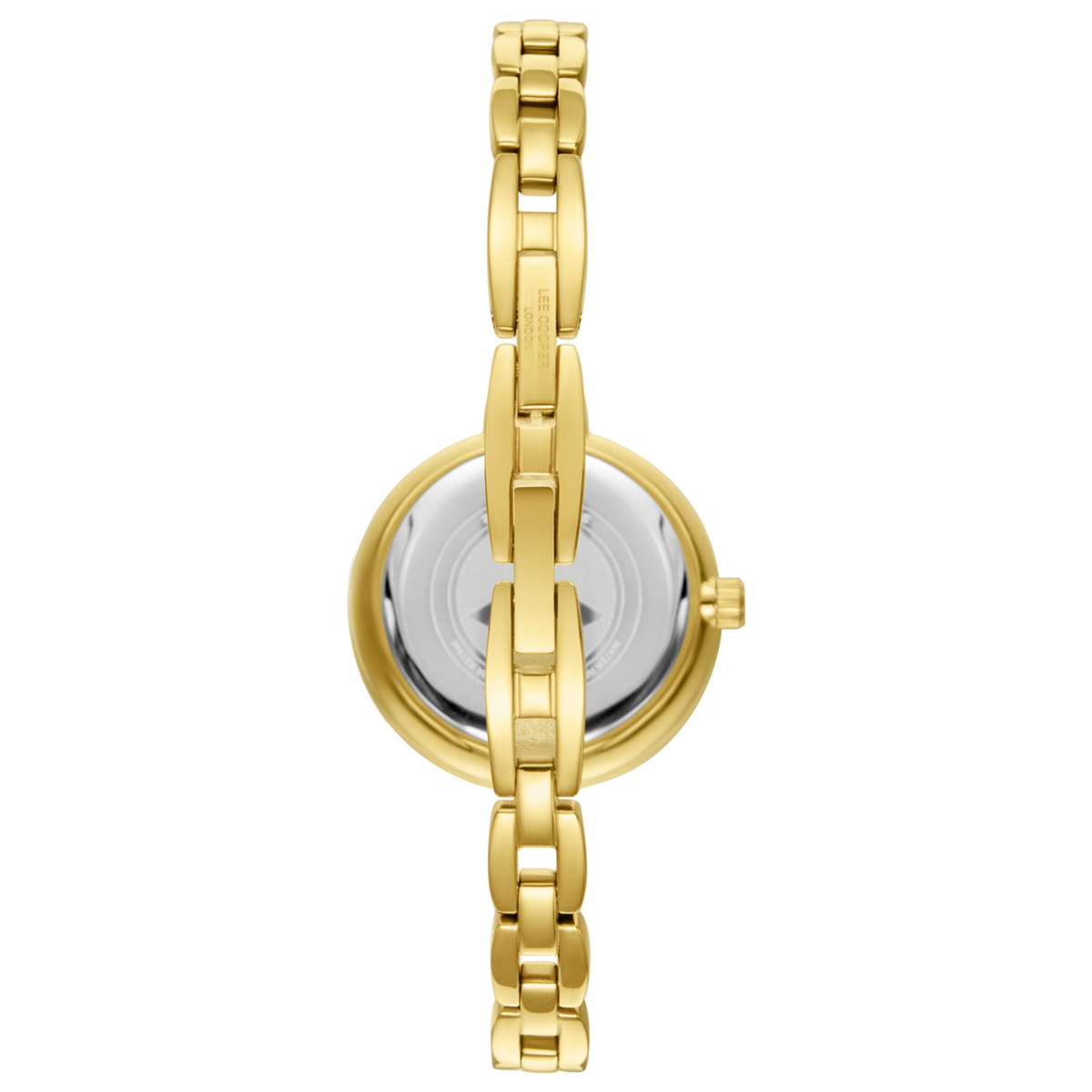 LEE COOPER Lady's Gold and Black Dial 26mm Gold Stainless Steel Bangle Bracelet LC08350.150 - 4