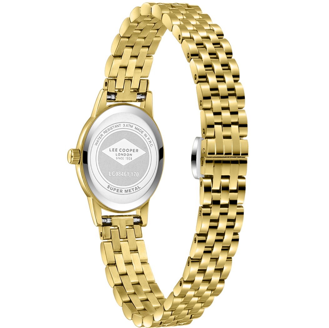 LEE COOPER Lady's Green Dial 22mm Gold Stainless Steel Bracelet LC08461.170 - 3