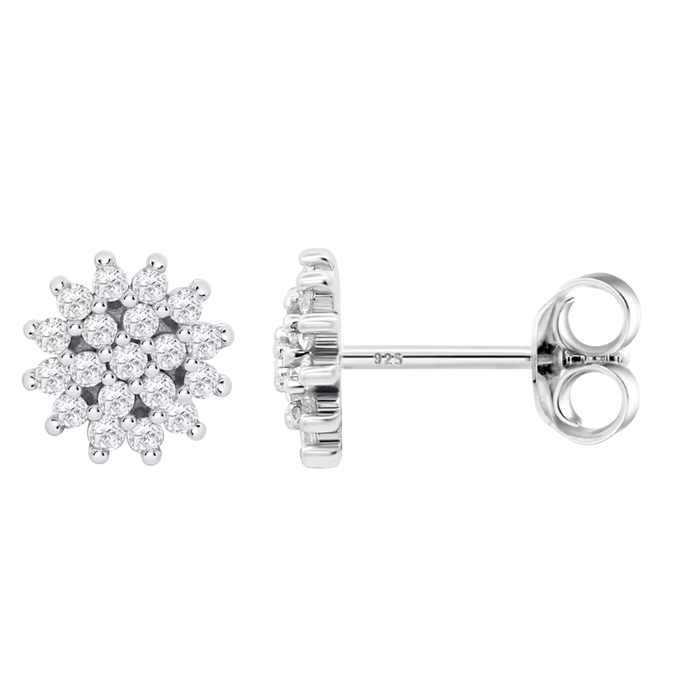 ΣΚΟΥΛΑΡΙΚΙΑ Silver LOTUS Jewellery από Ασήμι 925° με Πέτρες Ζιργκόν LP3081-4/1 - 