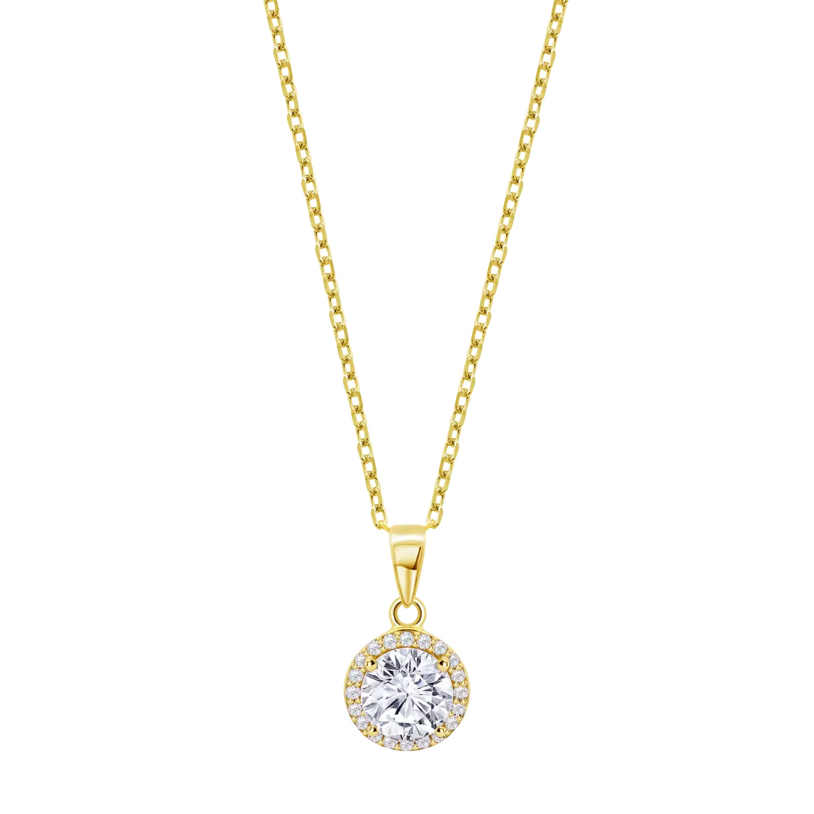 ΜΕΝΤΑΓΙΟΝ Ροζέτα Silver LOTUS Jewellery από Επιχρυσωμένο Ασήμι 925° με Πέτρες Ζιργκόν LP3104-1/2 - 