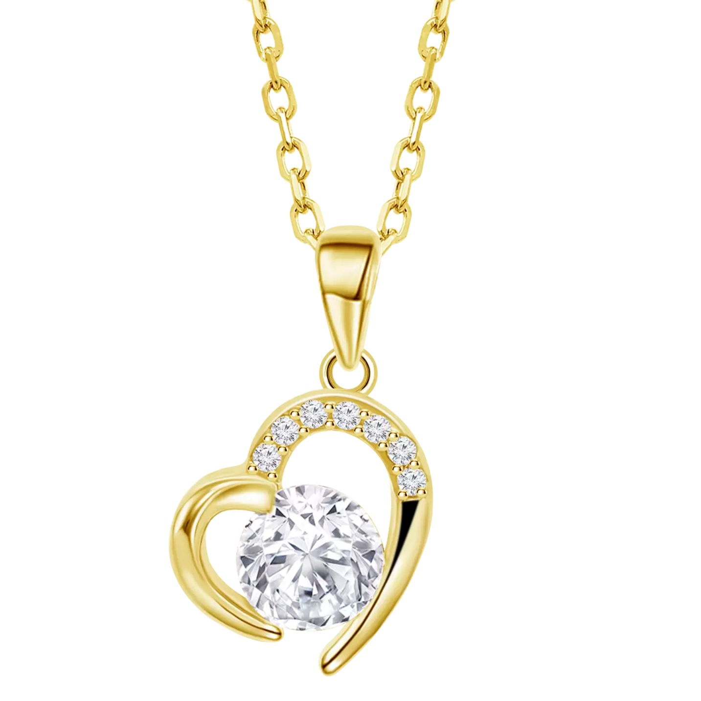 ΜΕΝΤΑΓΙΟΝ Ροζέτα Silver LOTUS Jewellery από Επιχρυσωμένο Ασήμι 925° με Πέτρες Ζιργκόν LP3106-1/4 - 2
